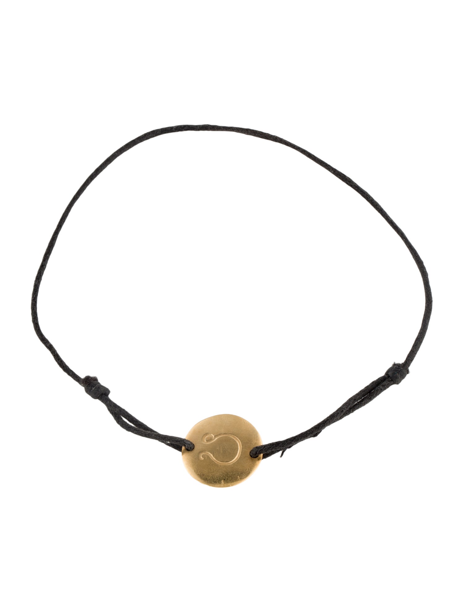 Bracelet 18K Leo Zodiac Symbol Cord