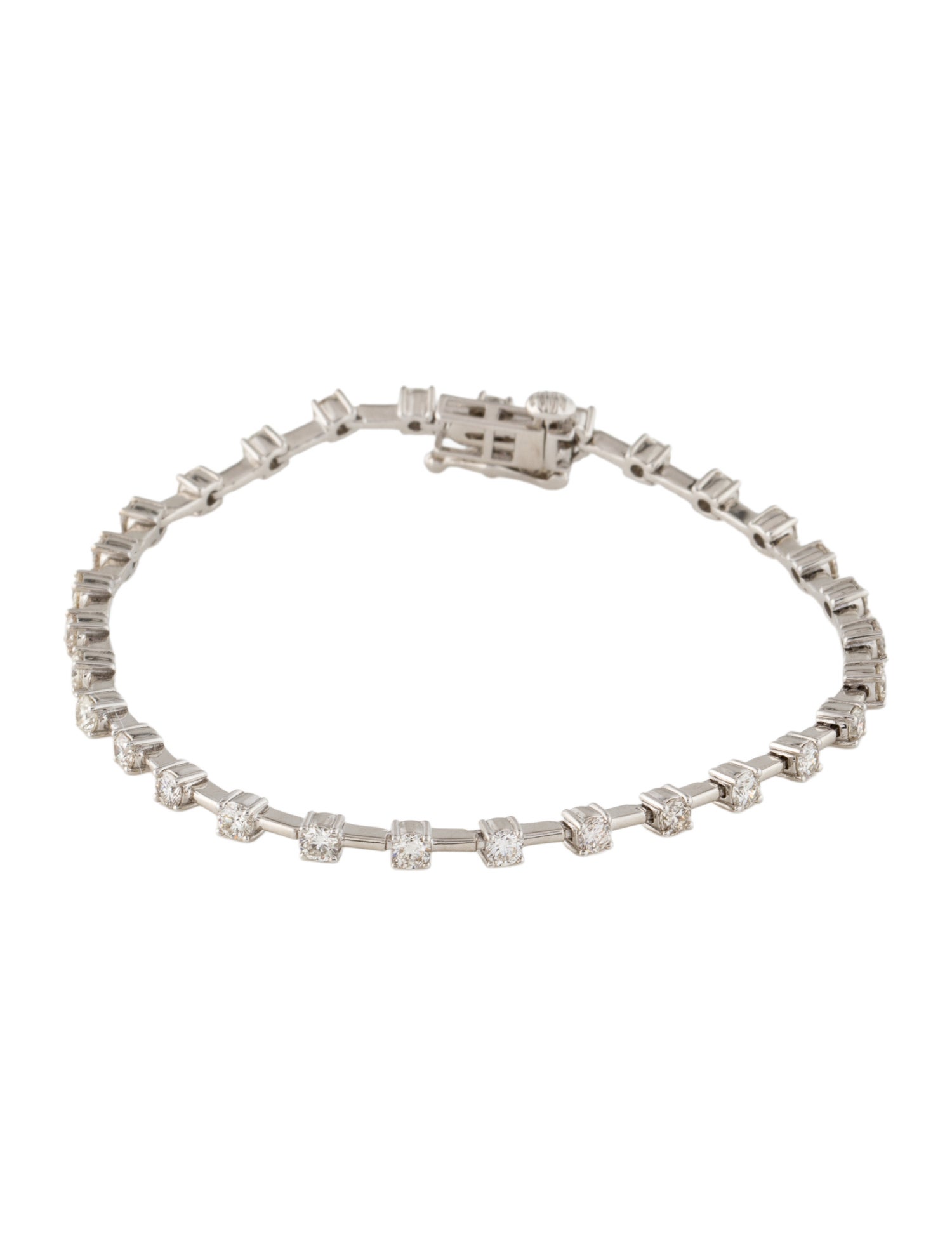 Bracelet 14K 1.87ctw Diamond Station
