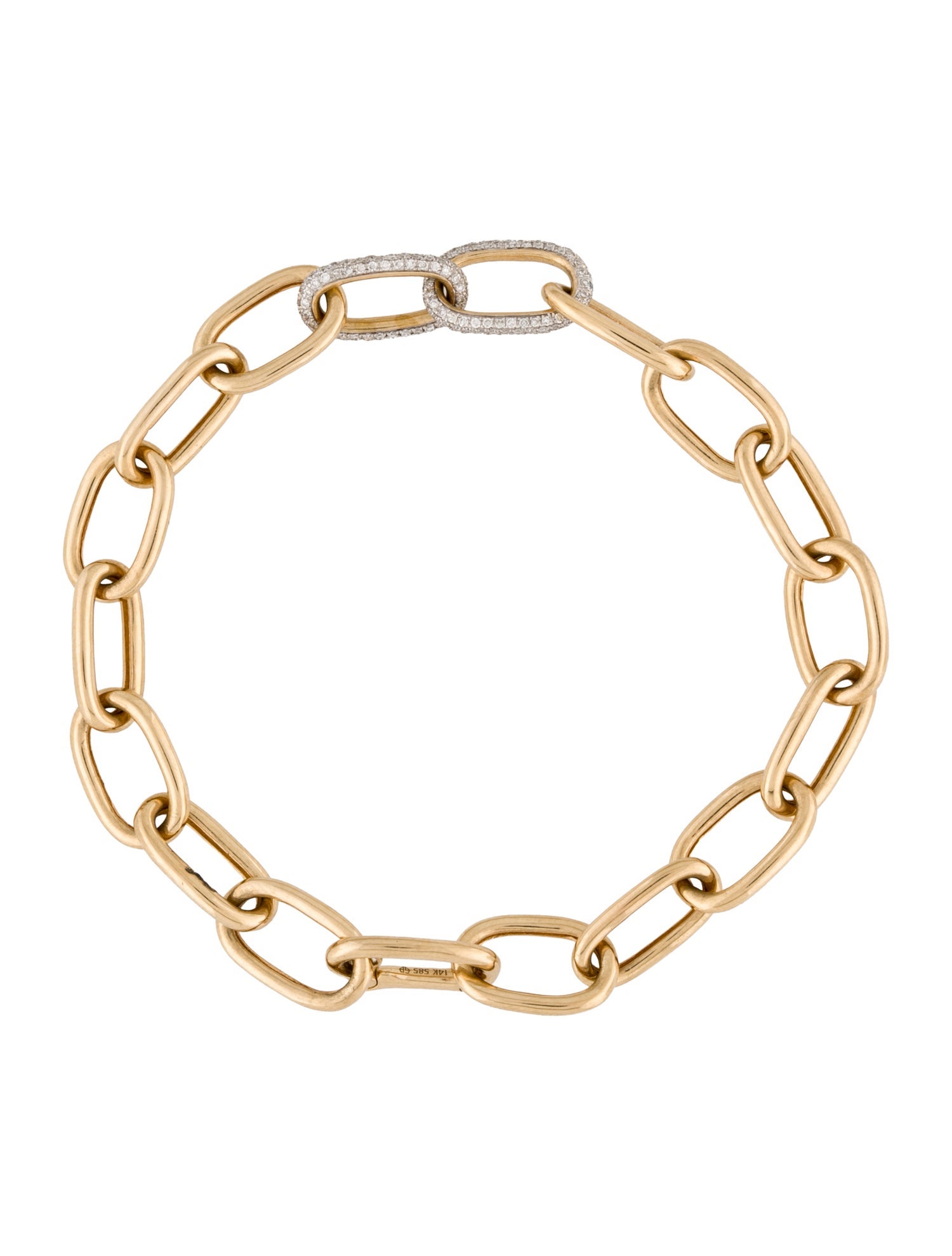 Bracelet 14K Diamond Link