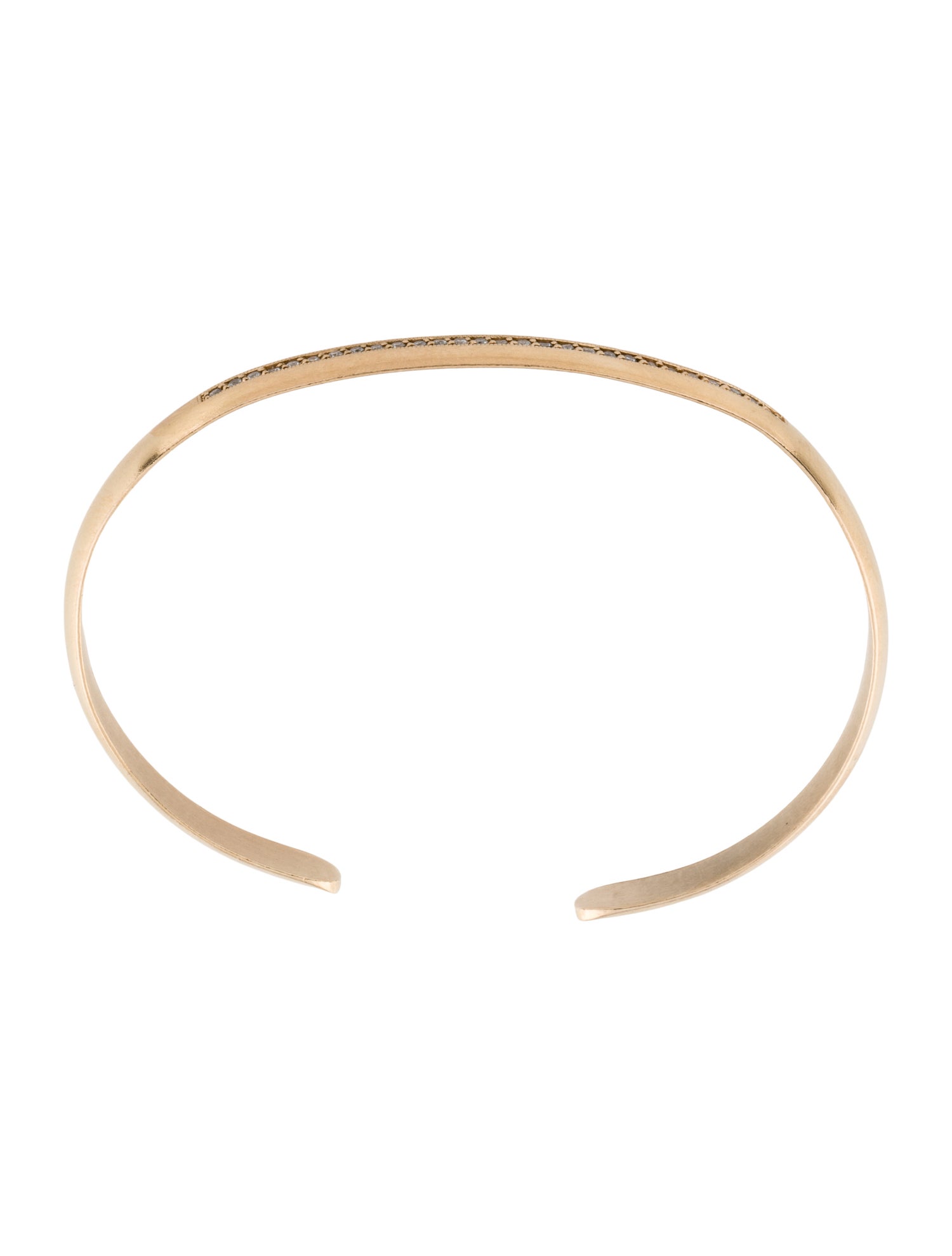 14K Diamond Cuff
