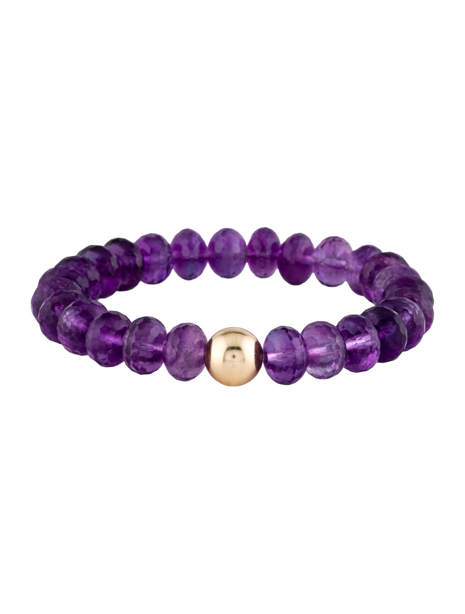 Bracelet 14K Amethyst Bead