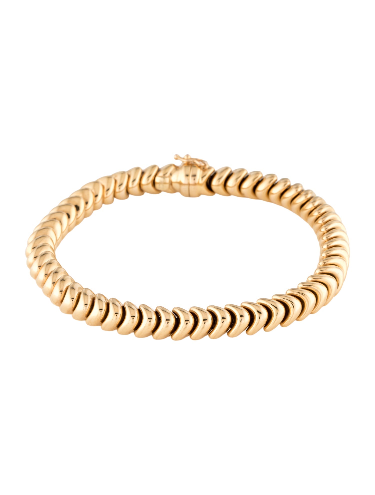 Bracelet 14K Garnet Link