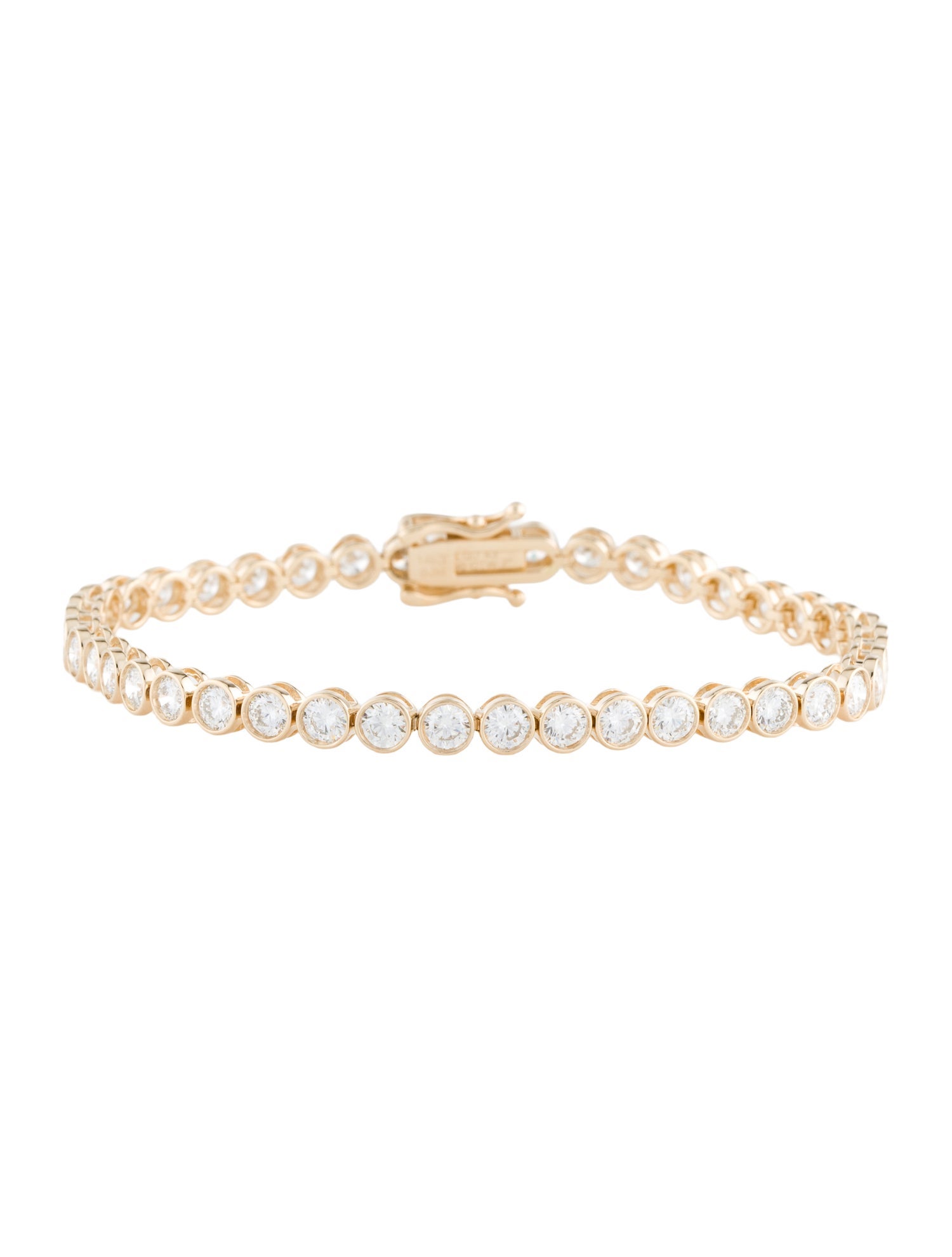 Bracelet 14K 6.00ctw Lab-Grown Diamond Tennis w/ Tags