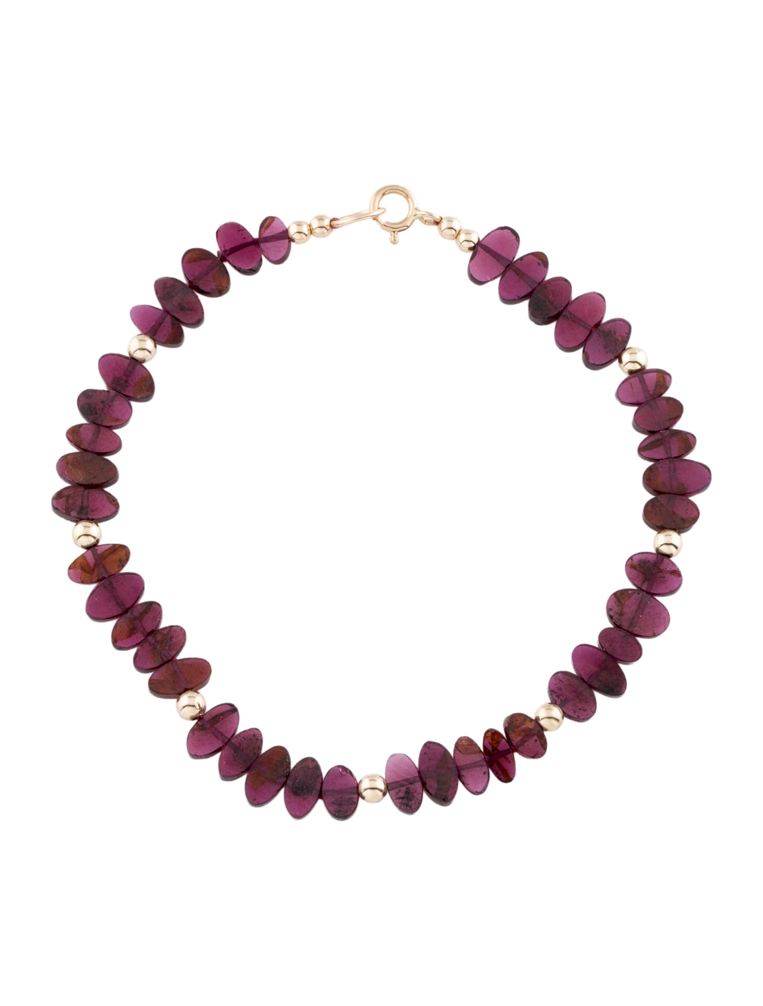 Bracelet 14K Rhodolite Bead