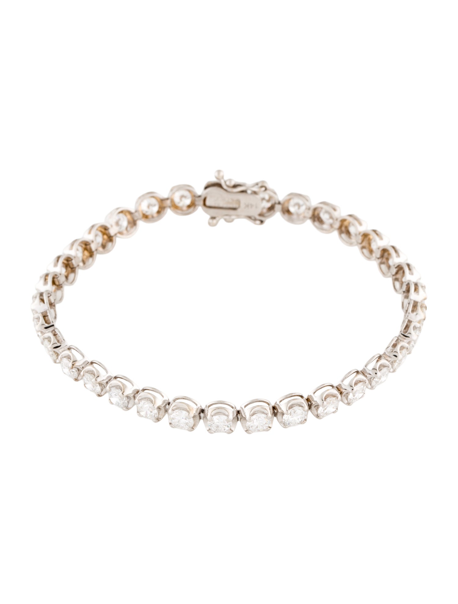 Bracelet 14K 7.00ctw Lab-Grown Diamond Tennis Bracelet