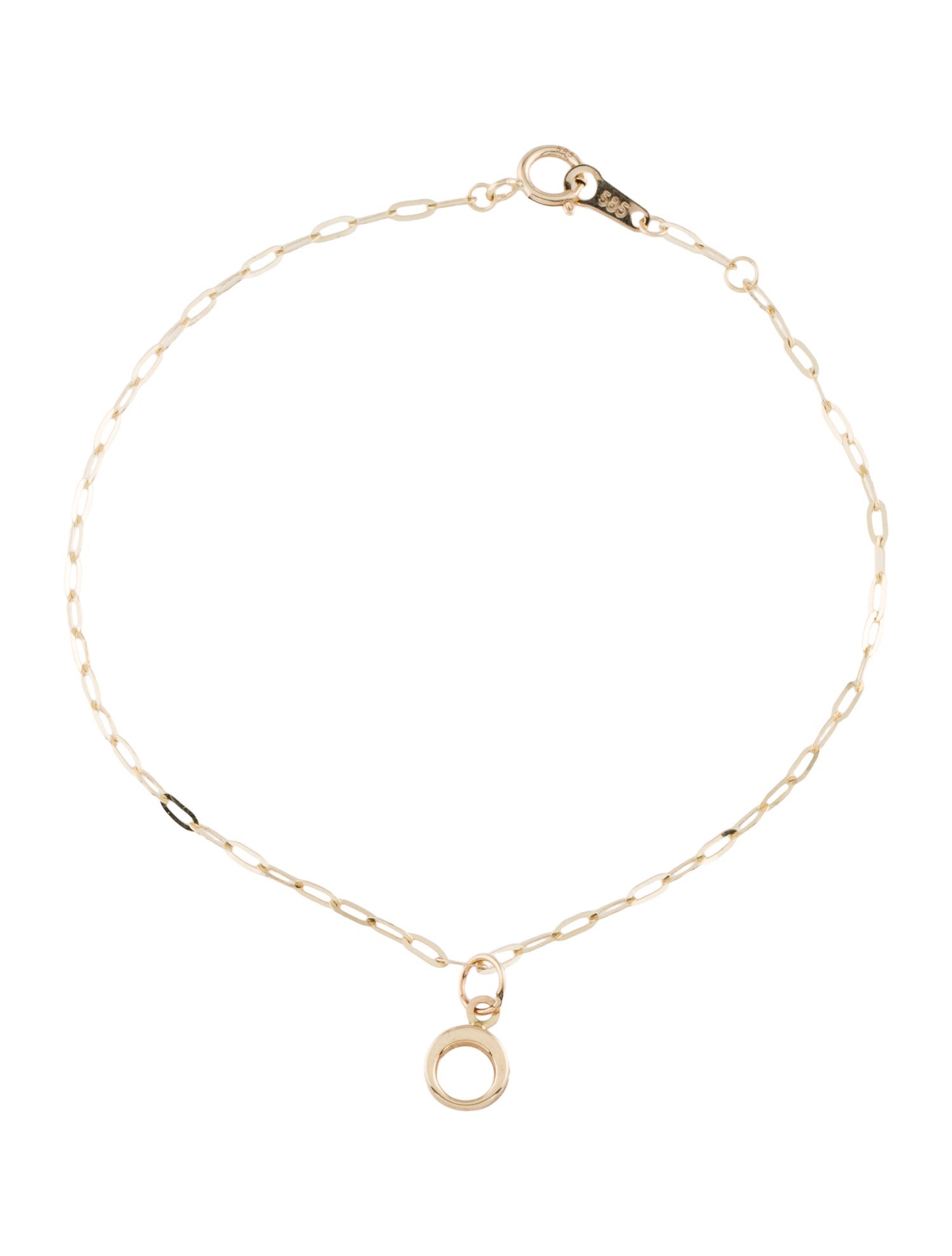 Bracelet 14K Charm Link