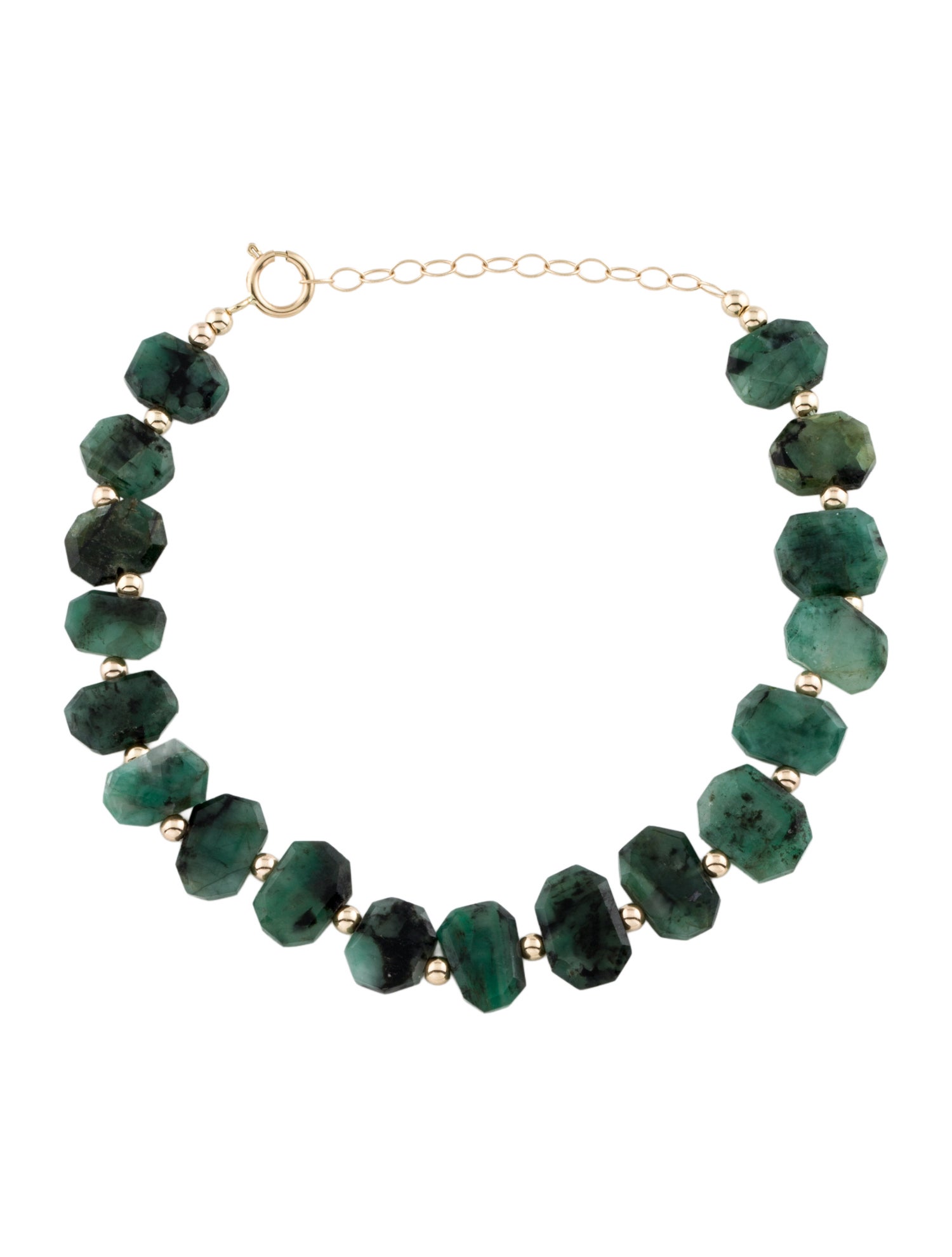 Bracelet Emerald Bead