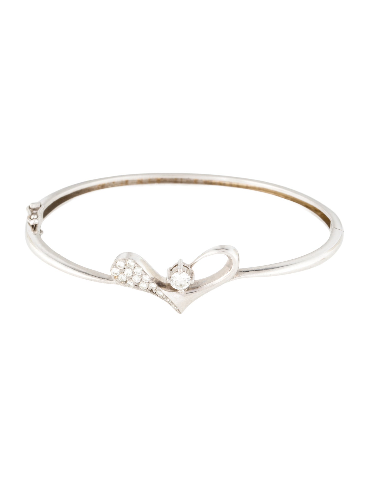 Bracelet 18K Diamond Station Bangle
