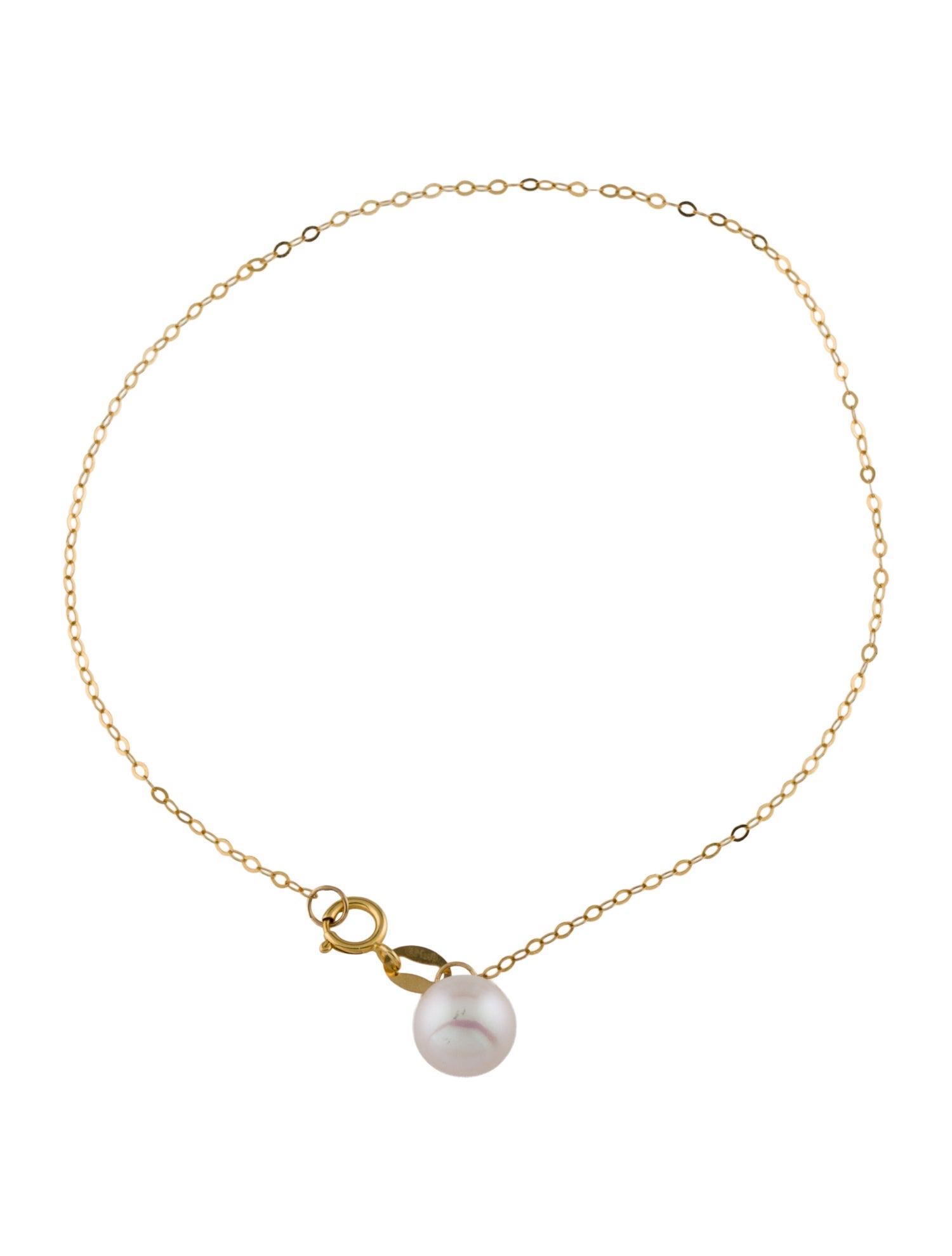 Bracelet 18K Pearl Charm