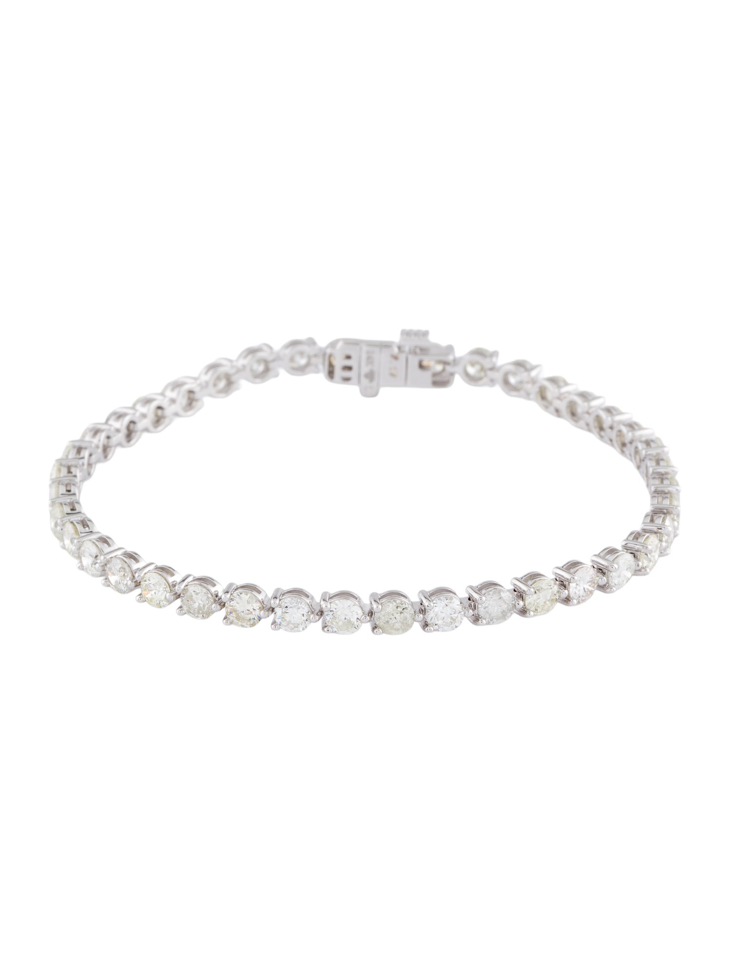 Bracelet 14K 6.65ctw Diamond Tennis