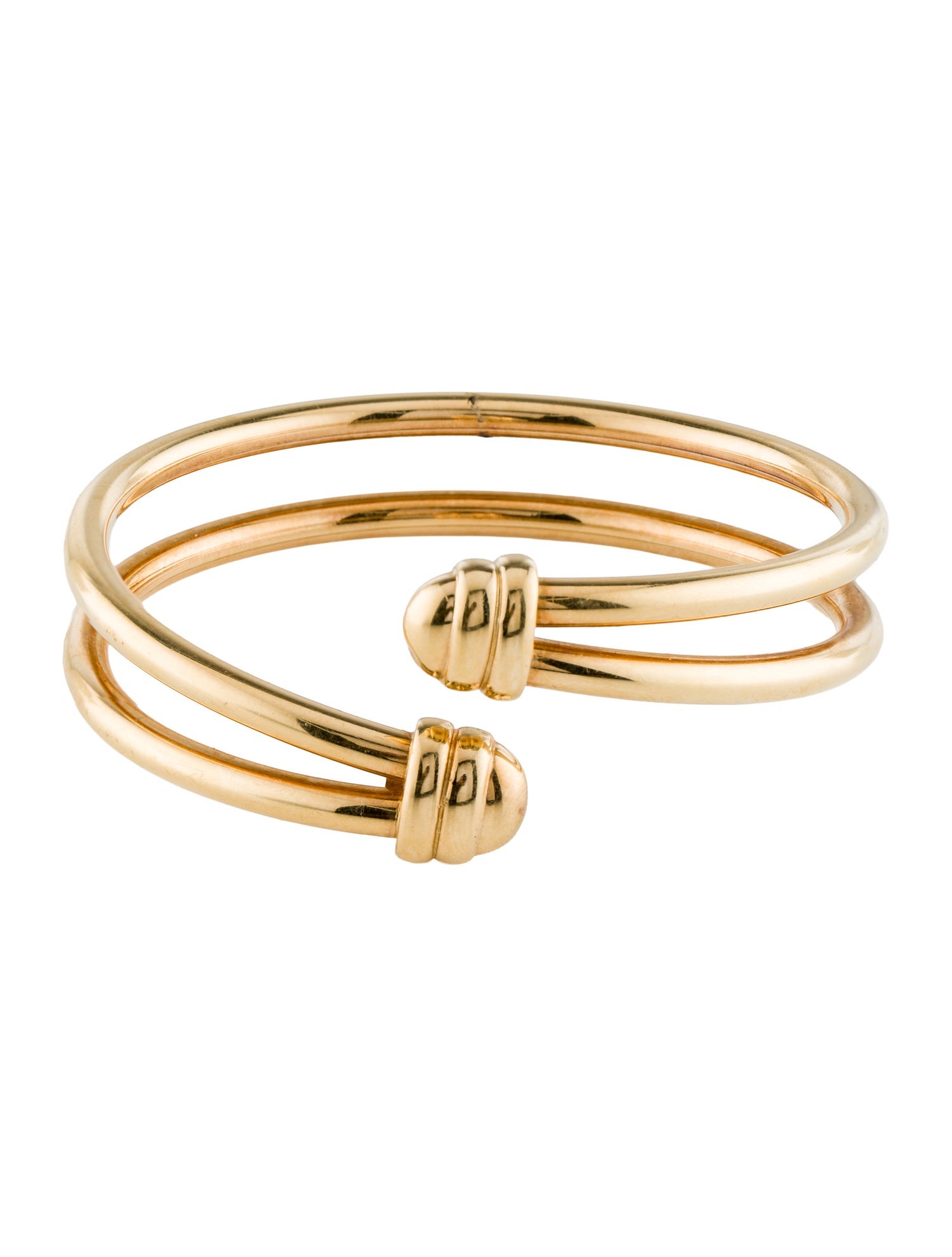 Bracelet 18K Double Row Cuff