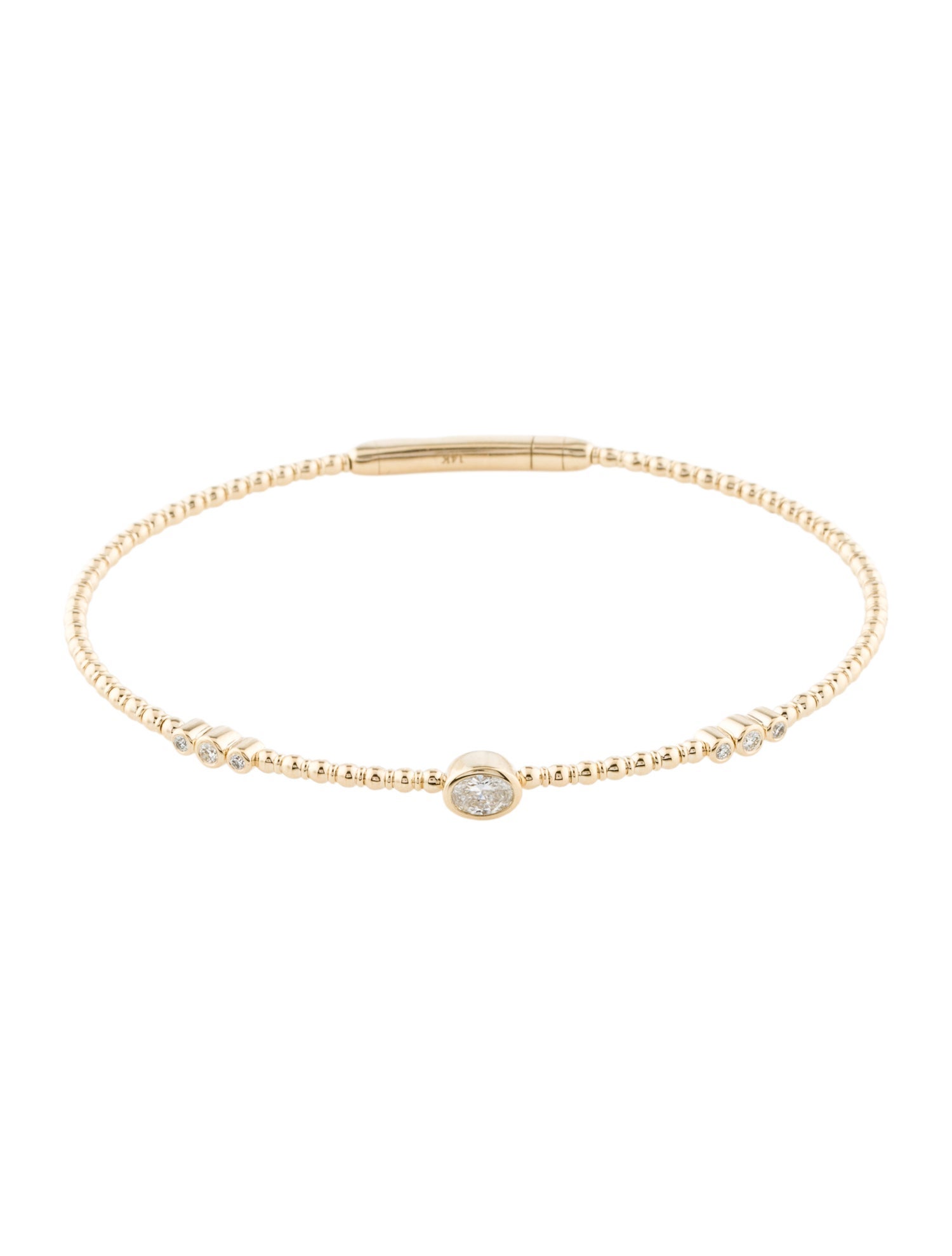 Bracelet 14K Diamond Flex Bangle
