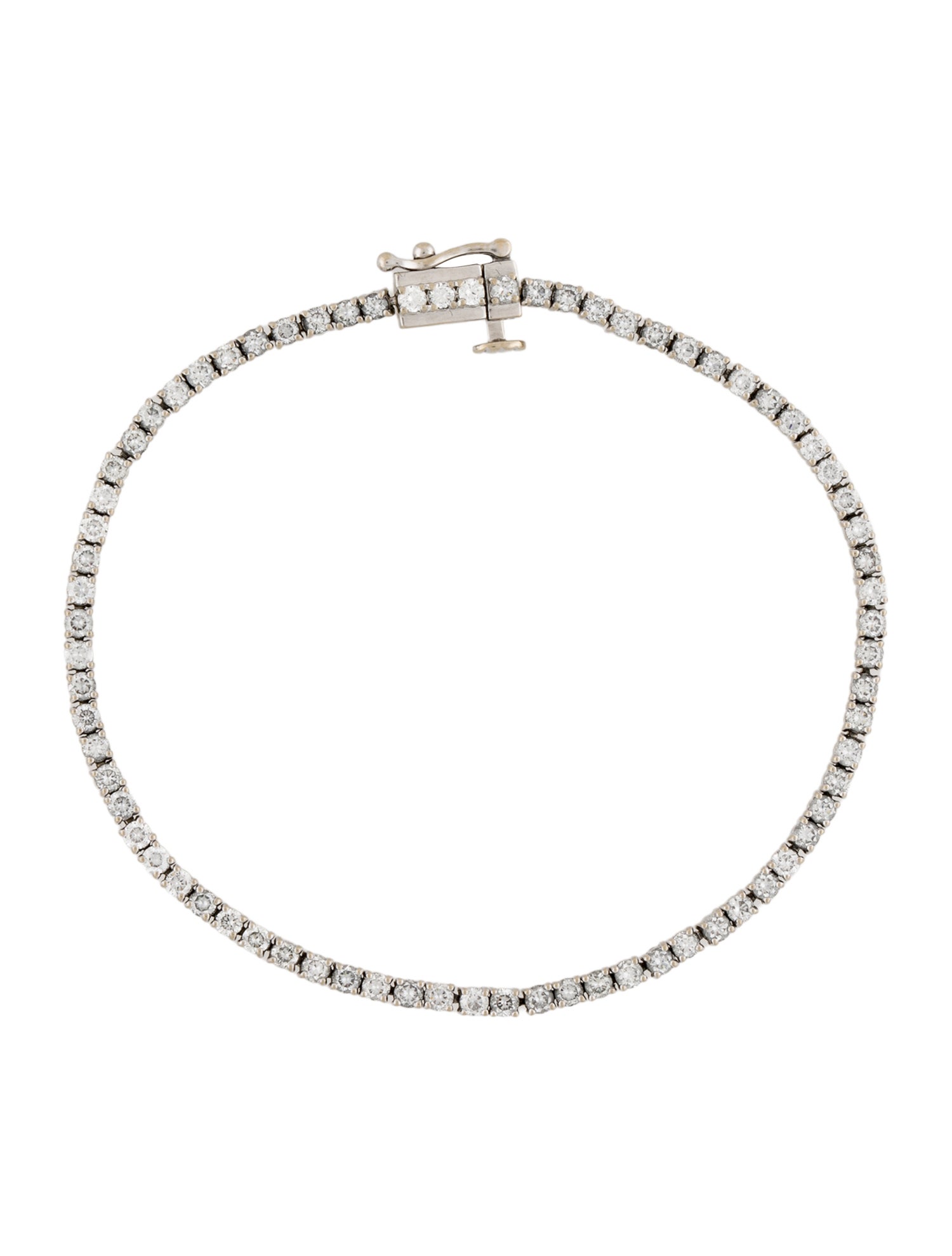 Bracelet 14K 2.96ctw Lab-Grown Diamond Tennis