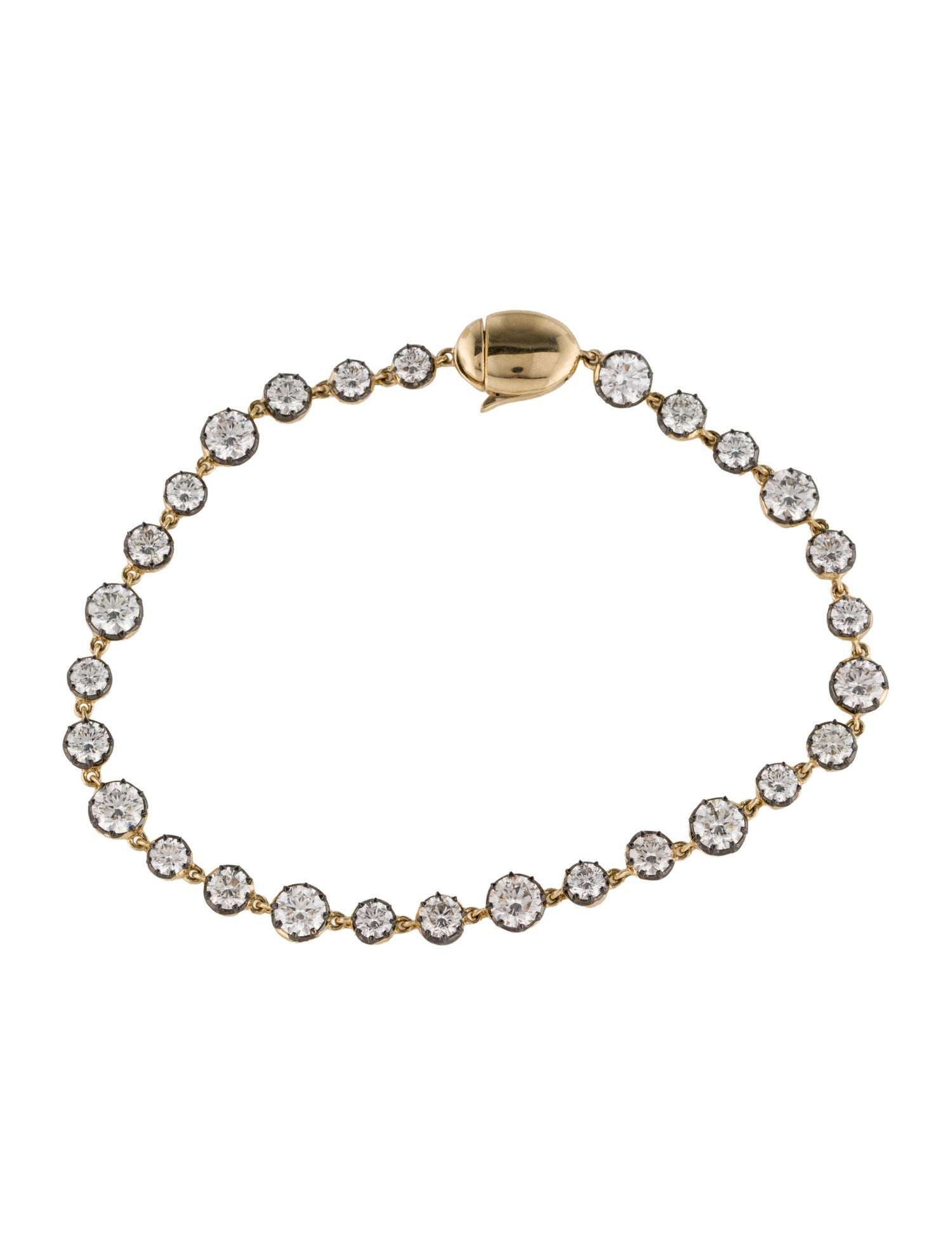 Bracelet 14K 5.12ctw Diamond Tennis Bracelet