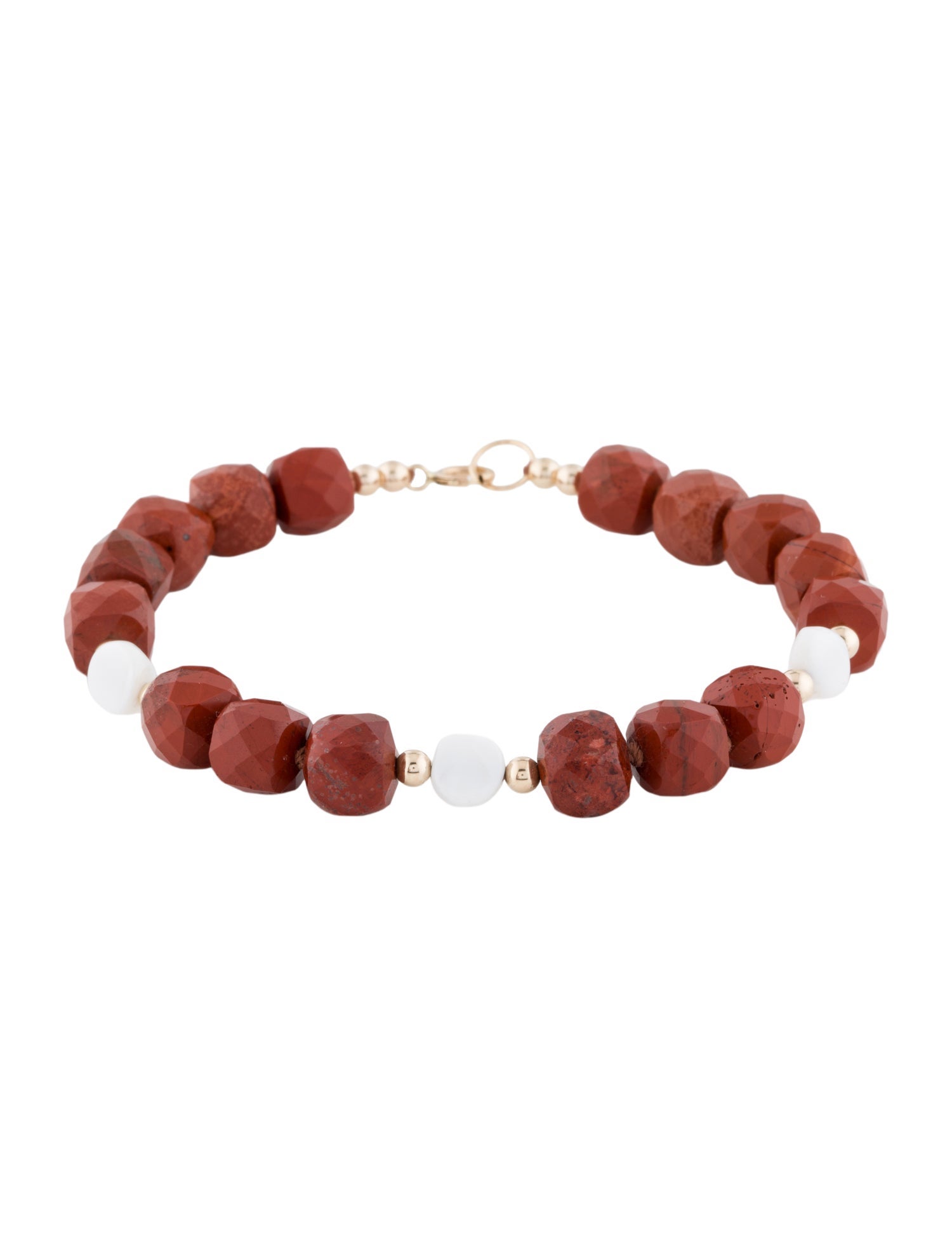 Bracelet 14K Jasper & Opal Bead