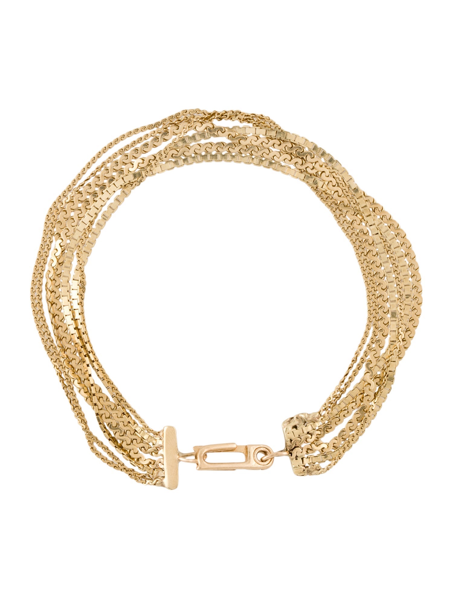 Bracelet 14K Multistrand Chain