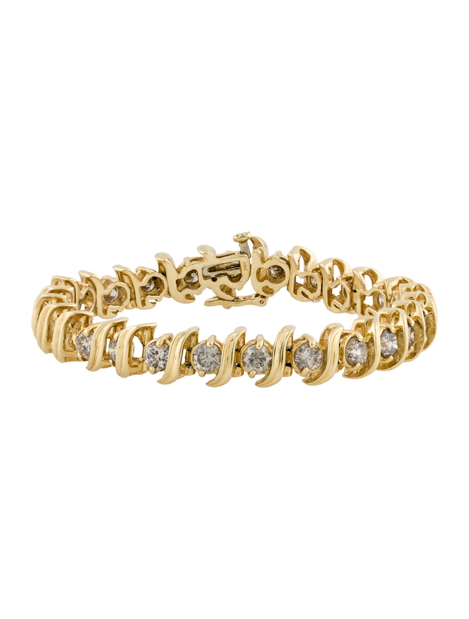 Bracelet 14K 8.65ctw Diamond Link