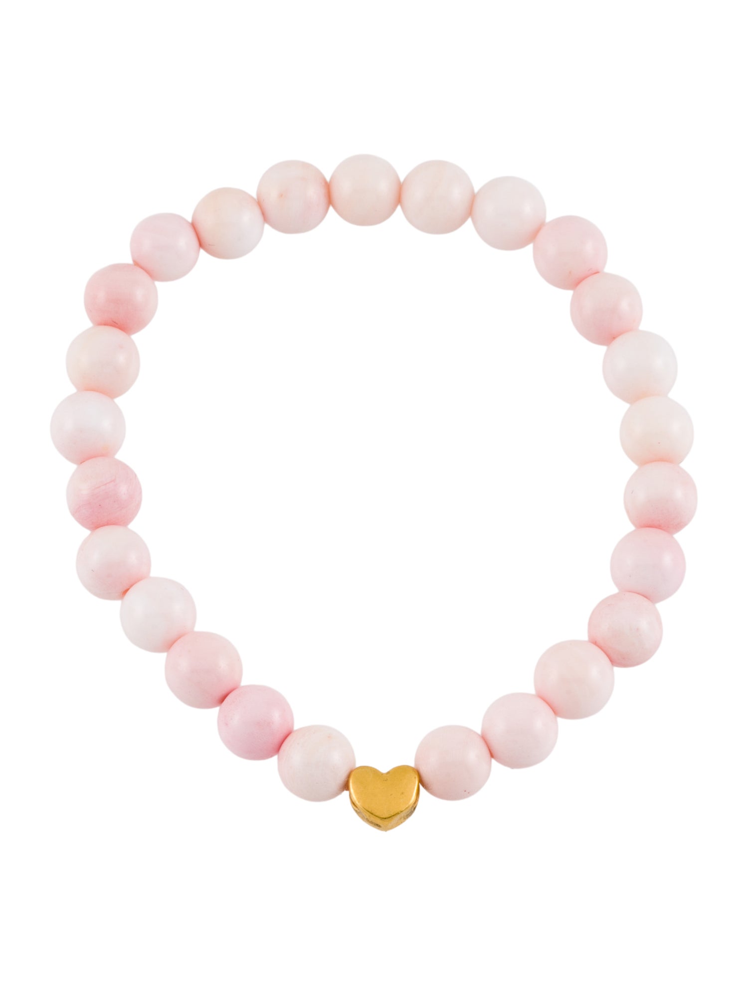 Bracelet 24K Shell Heart Bead