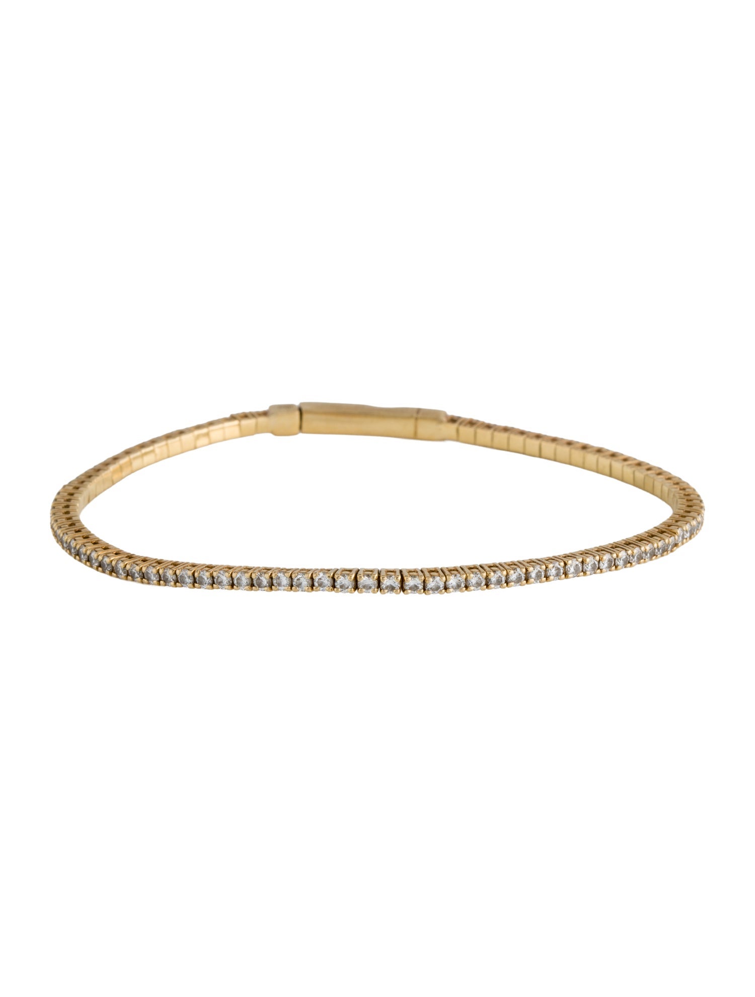 Bracelet 18K 1.23ctw Diamond Tennis Bangle