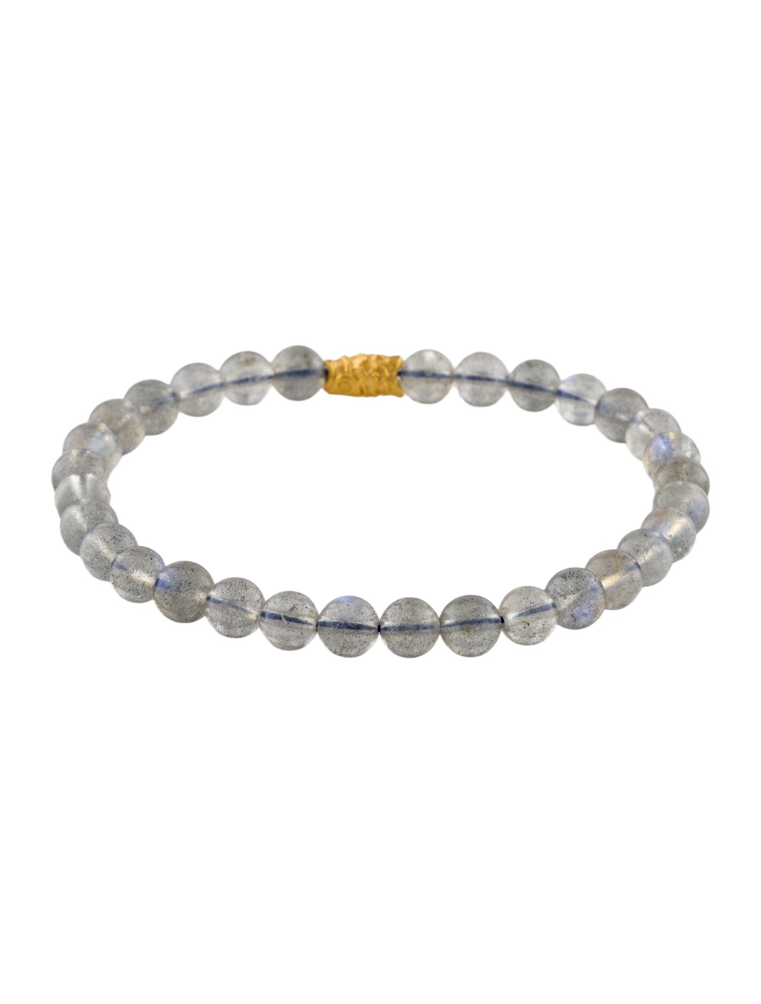 Bracelet 24K Labradorite Bead Strand Necklace