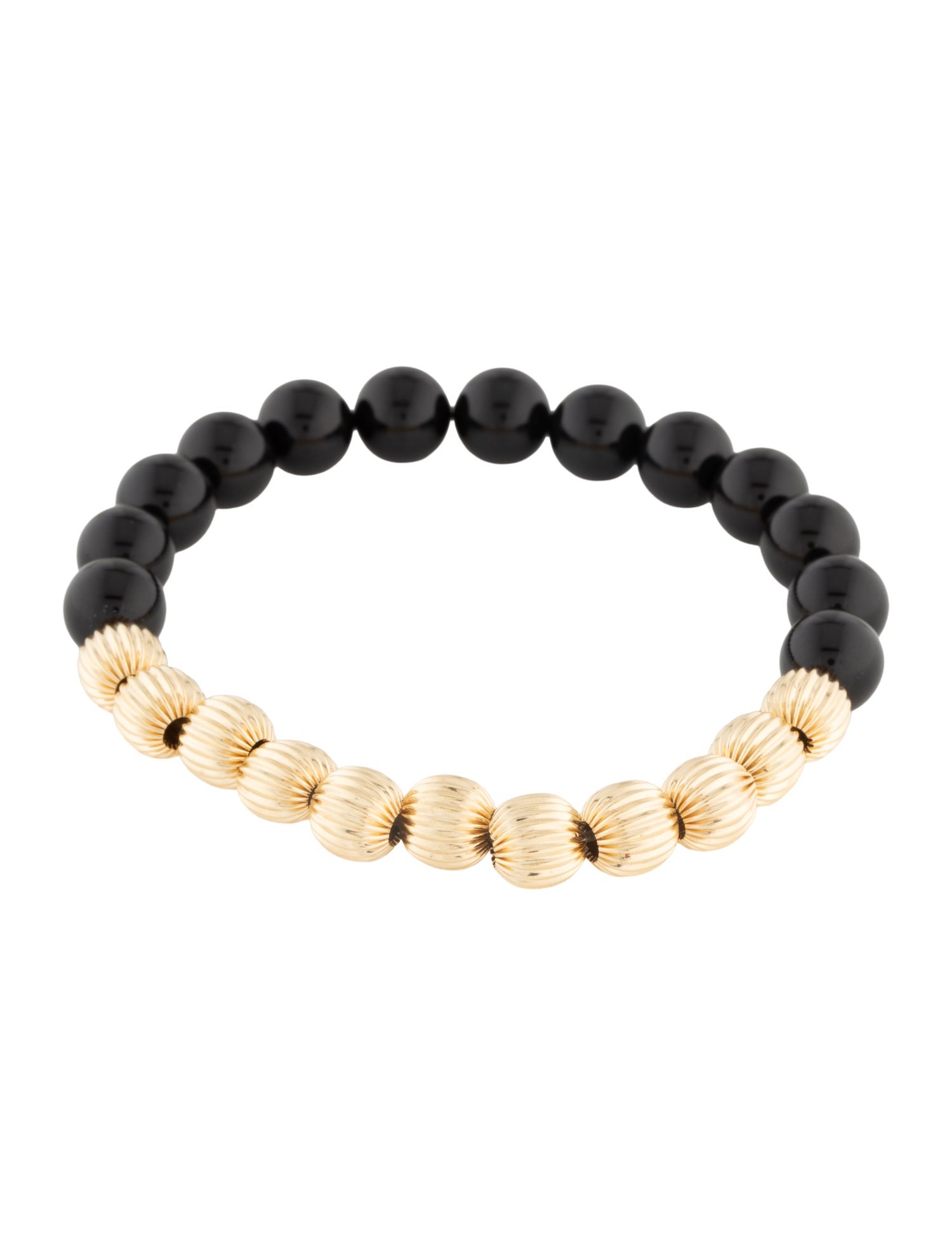 Bracelet 14K Onyx Bead