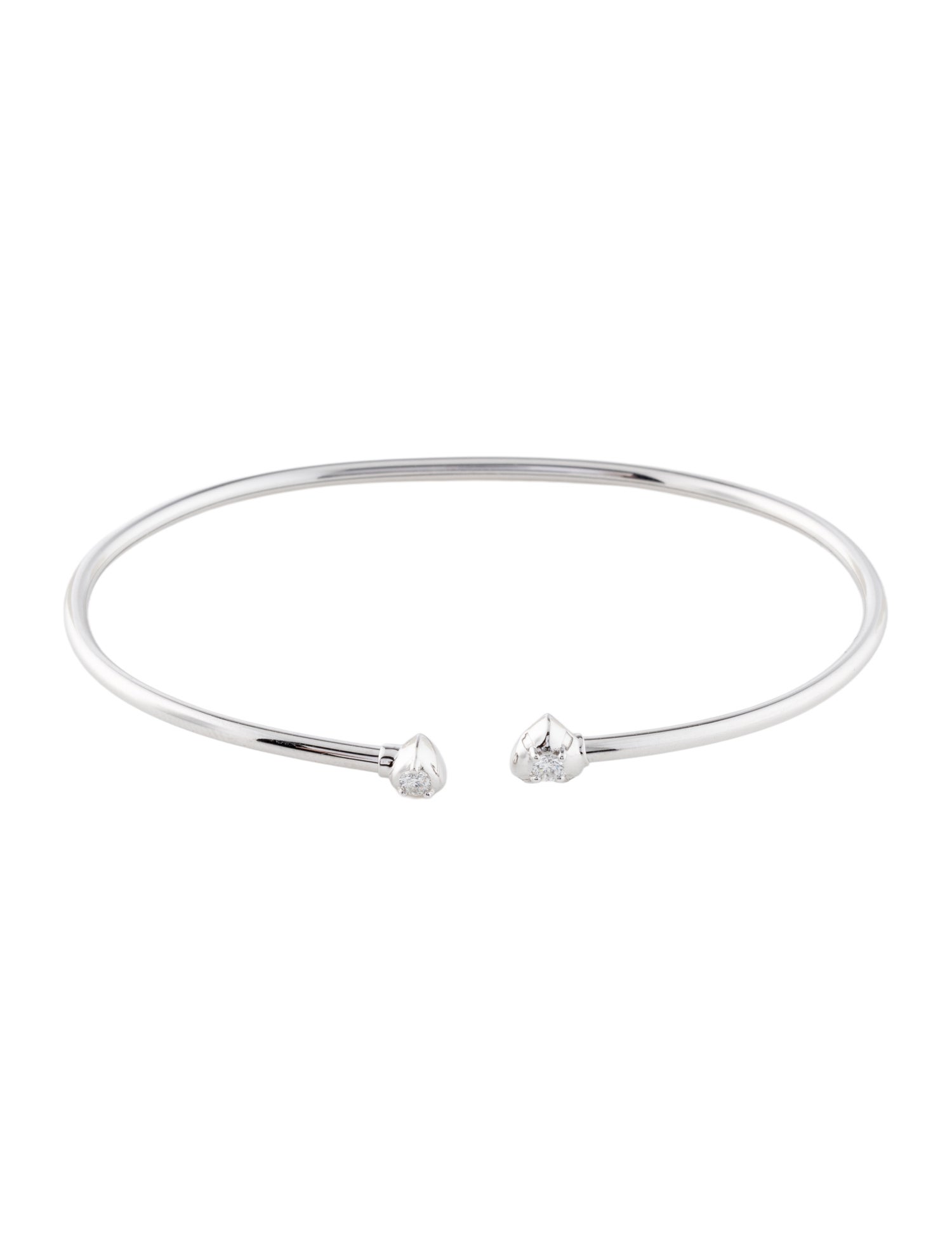 Bracelet 14K Diamond Heart Cuff