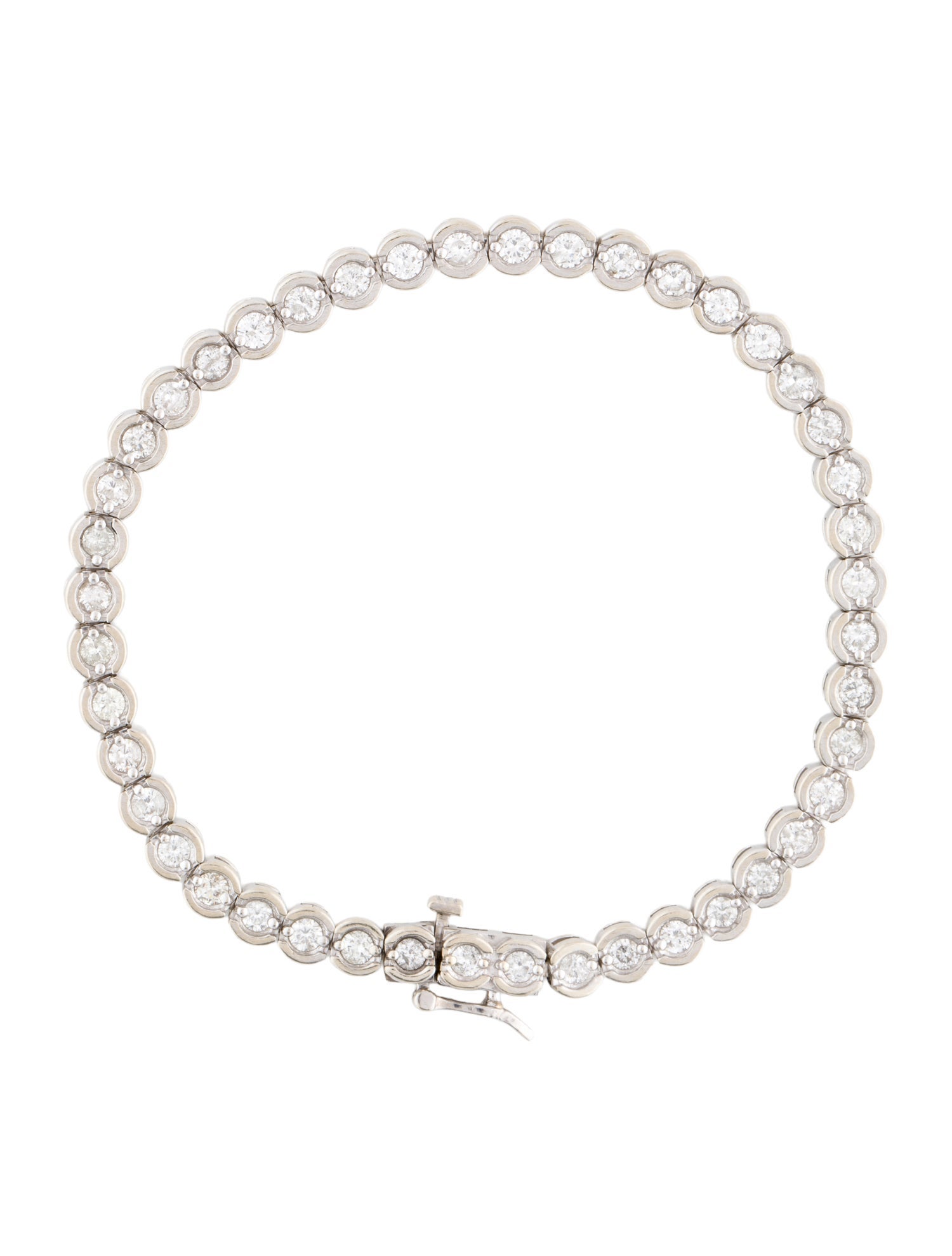 Bracelet 14K 3.52ctw Diamond Tennis