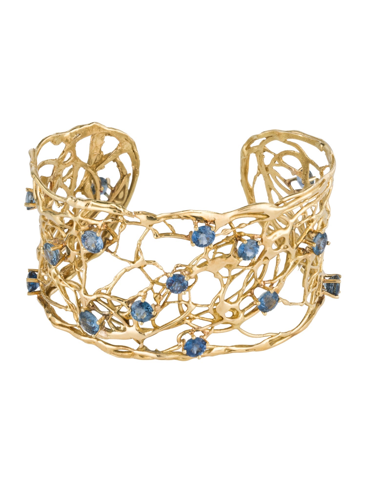 Bracelet 18K Sapphire Cuff