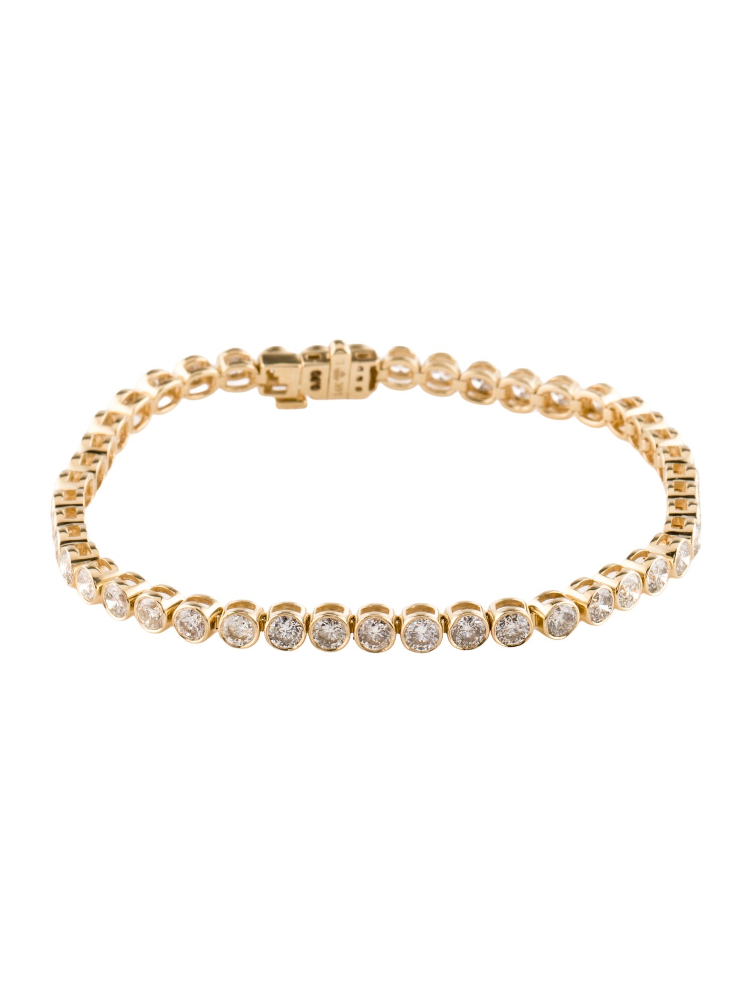 Bracelet 14K 5.78ctw Diamond Tennis Bracelet