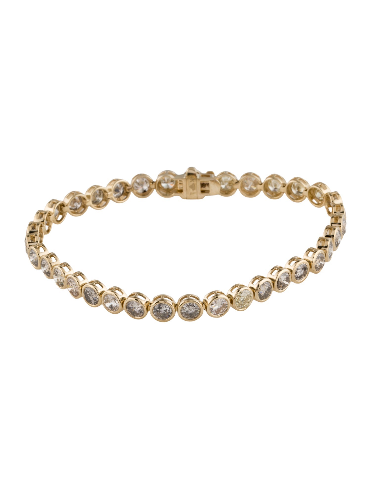 Bracelet 14K 7.60ctw Diamond Tennis