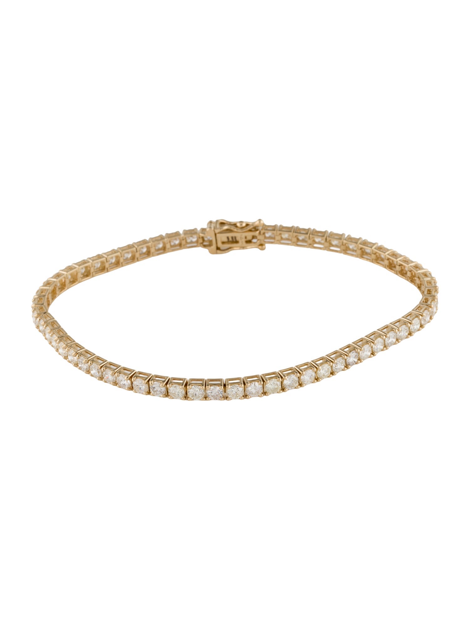 Bracelet 14K 5.04ctw Diamond Tennis