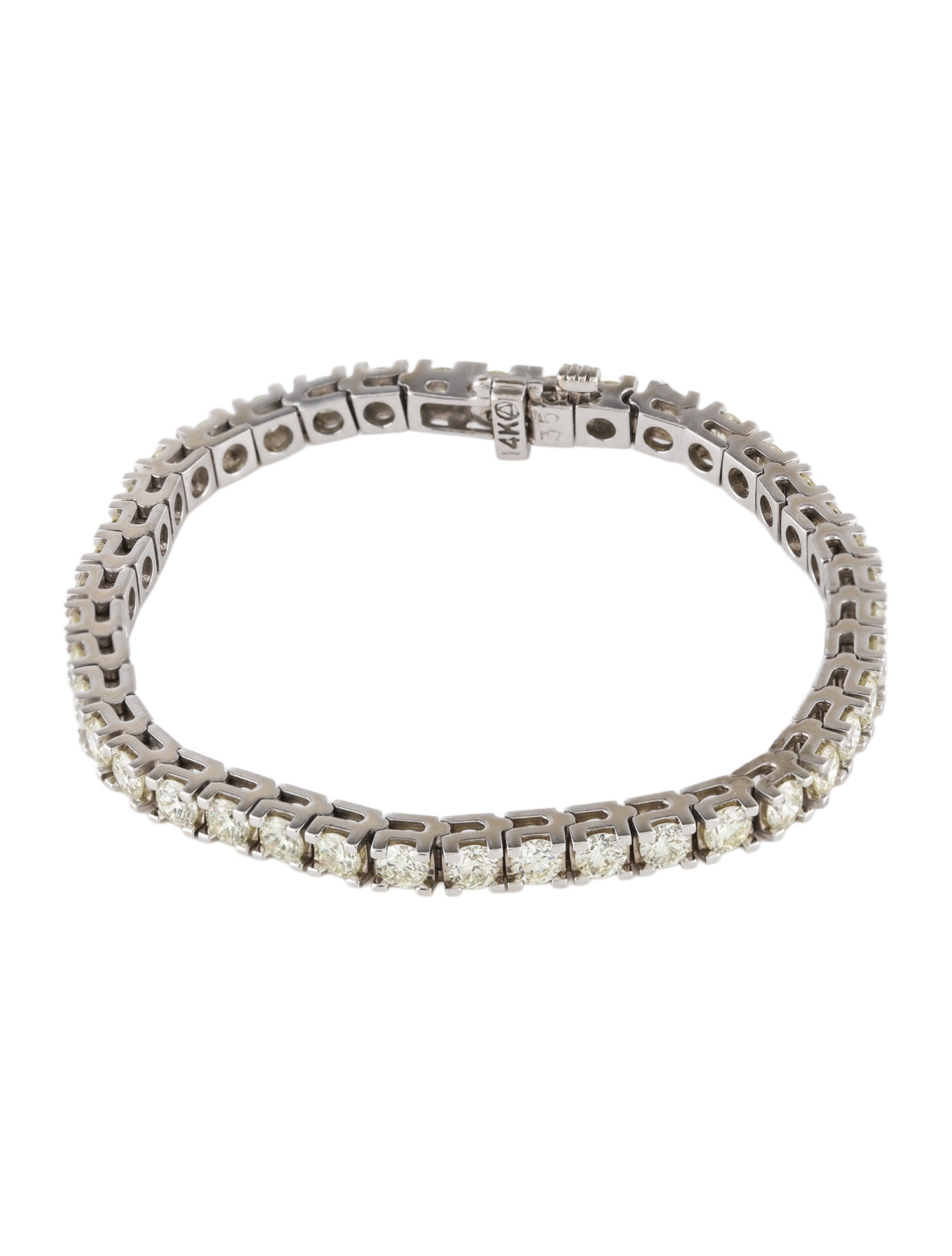 Bracelet 14K 5.74ctw Diamond Tennis