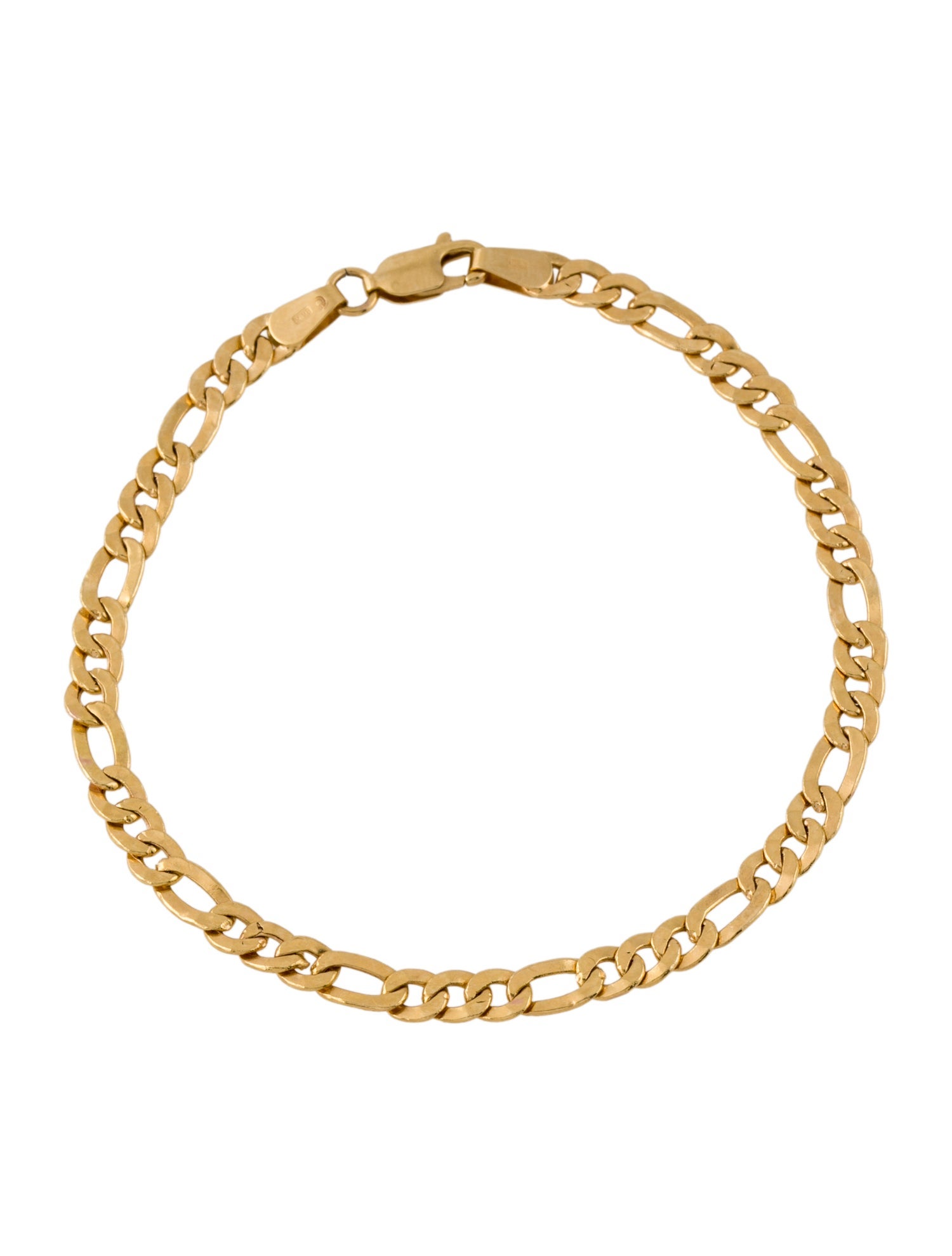 Bracelet 14K Figaro Link