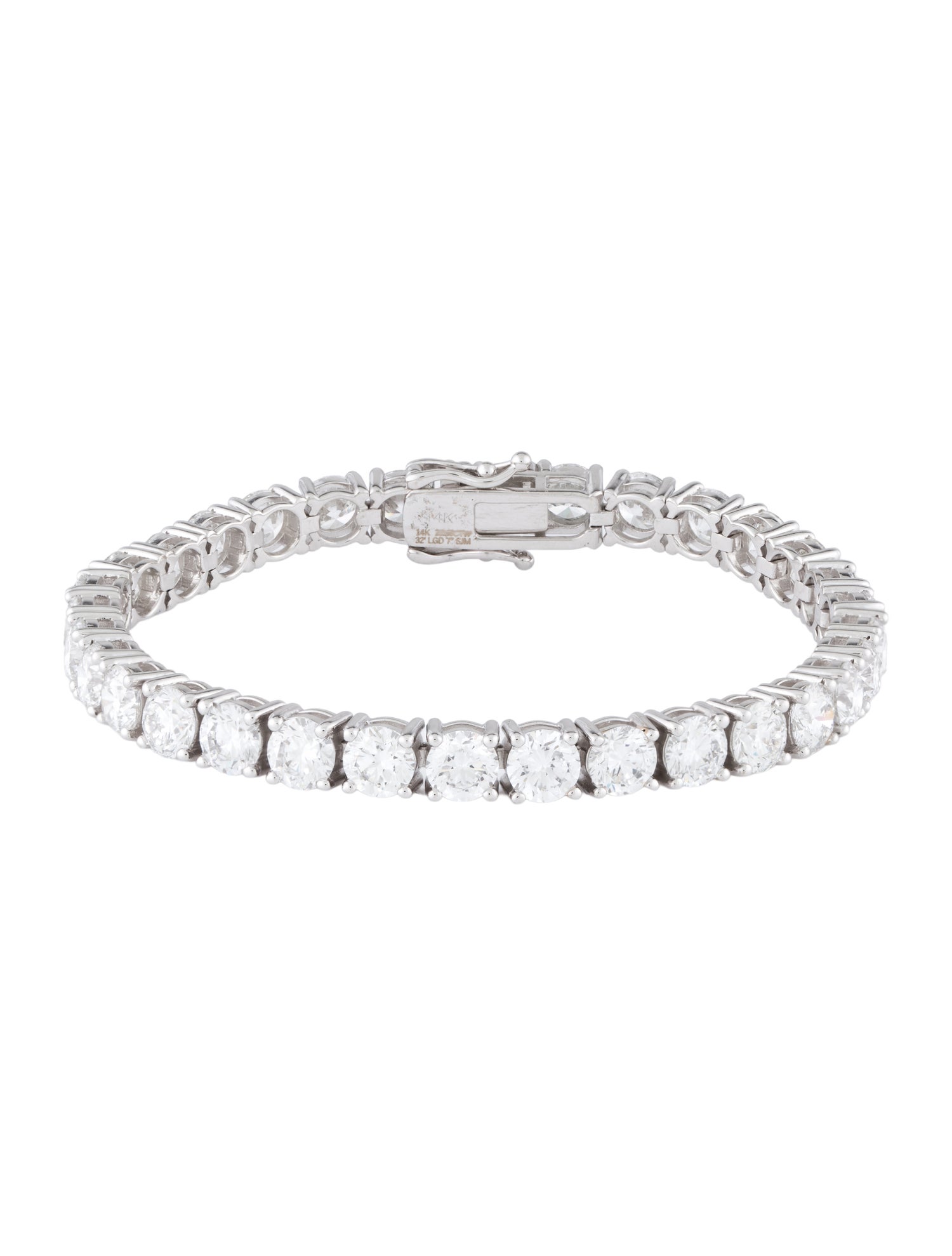 Bracelet 14K 18.50ctw Lab-Grown Diamond Tennis