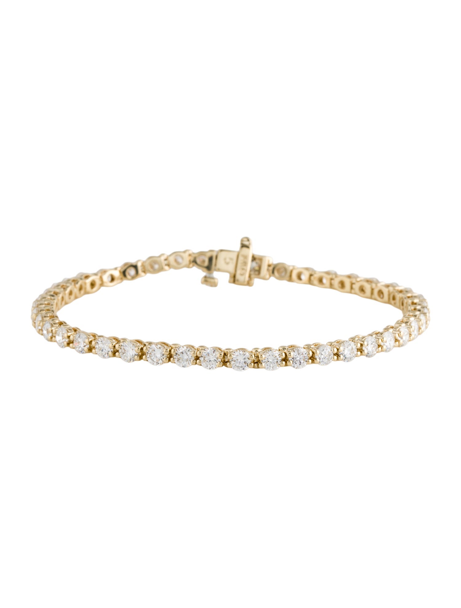 Bracelet 14K 5.00ctw Lab-Grown Diamond Tennis