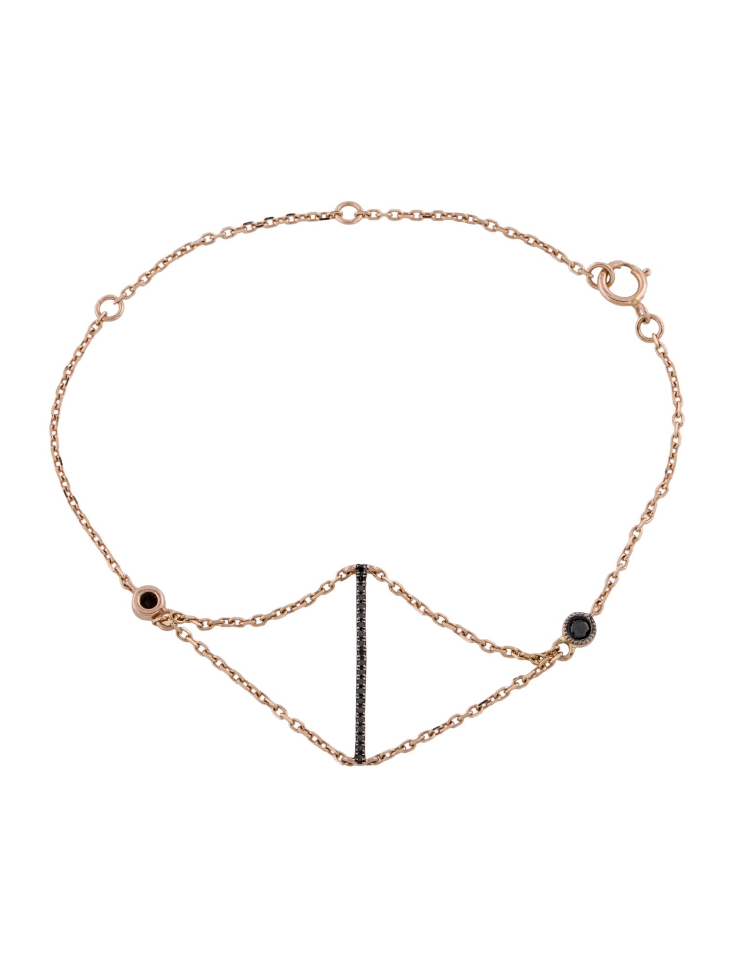 Bracelet 14K Diamond Station