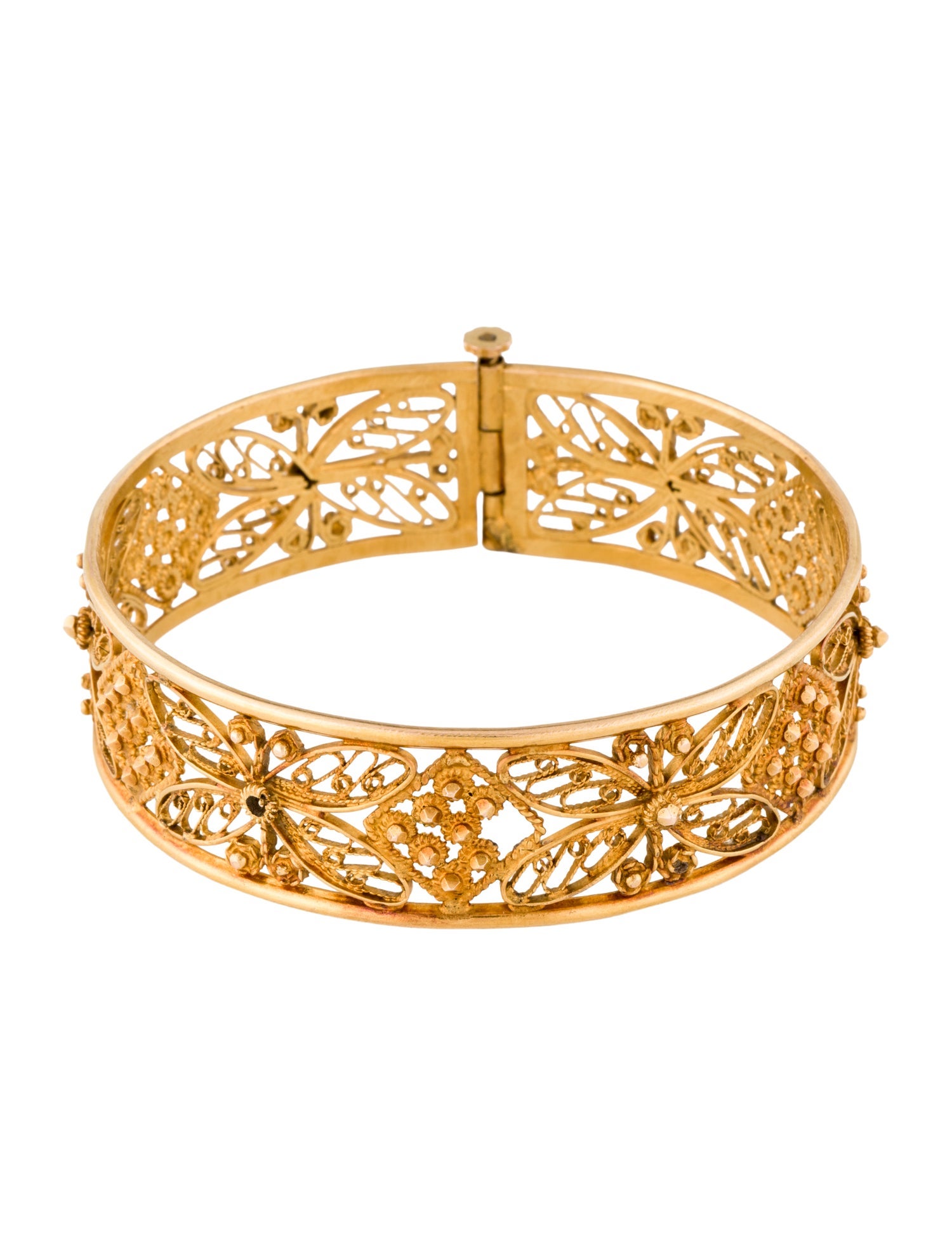 Bracelet 10K Pierced Bangle