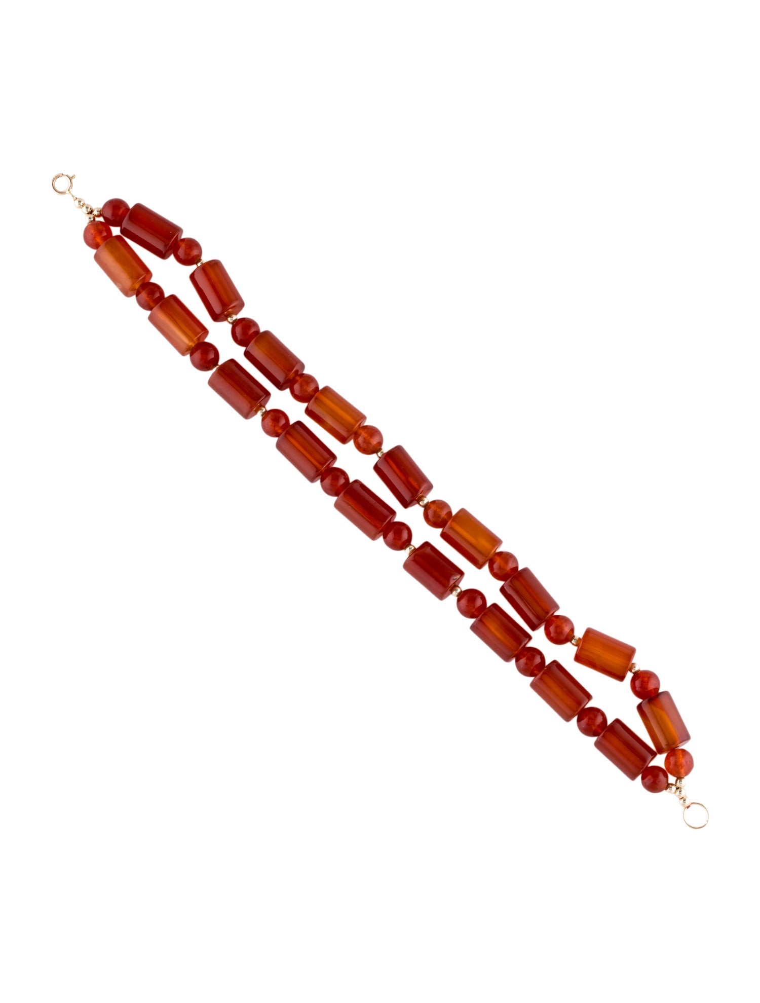 Bracelet 14K Carnelian Bead