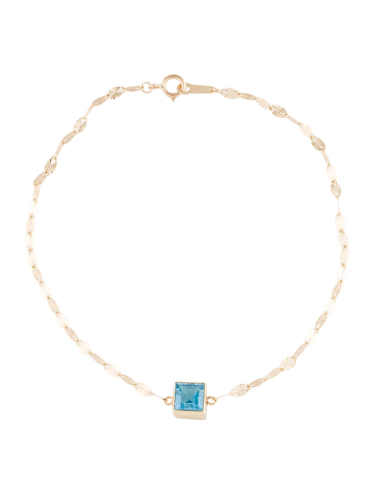 Bracelet 14K Topaz Link