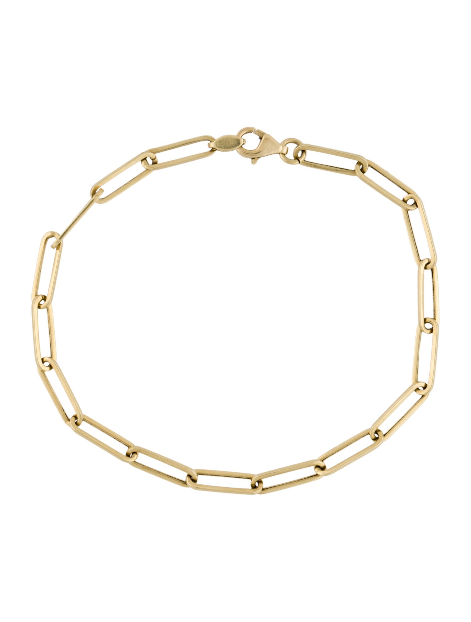 Bracelet 14K Paperclip Chain