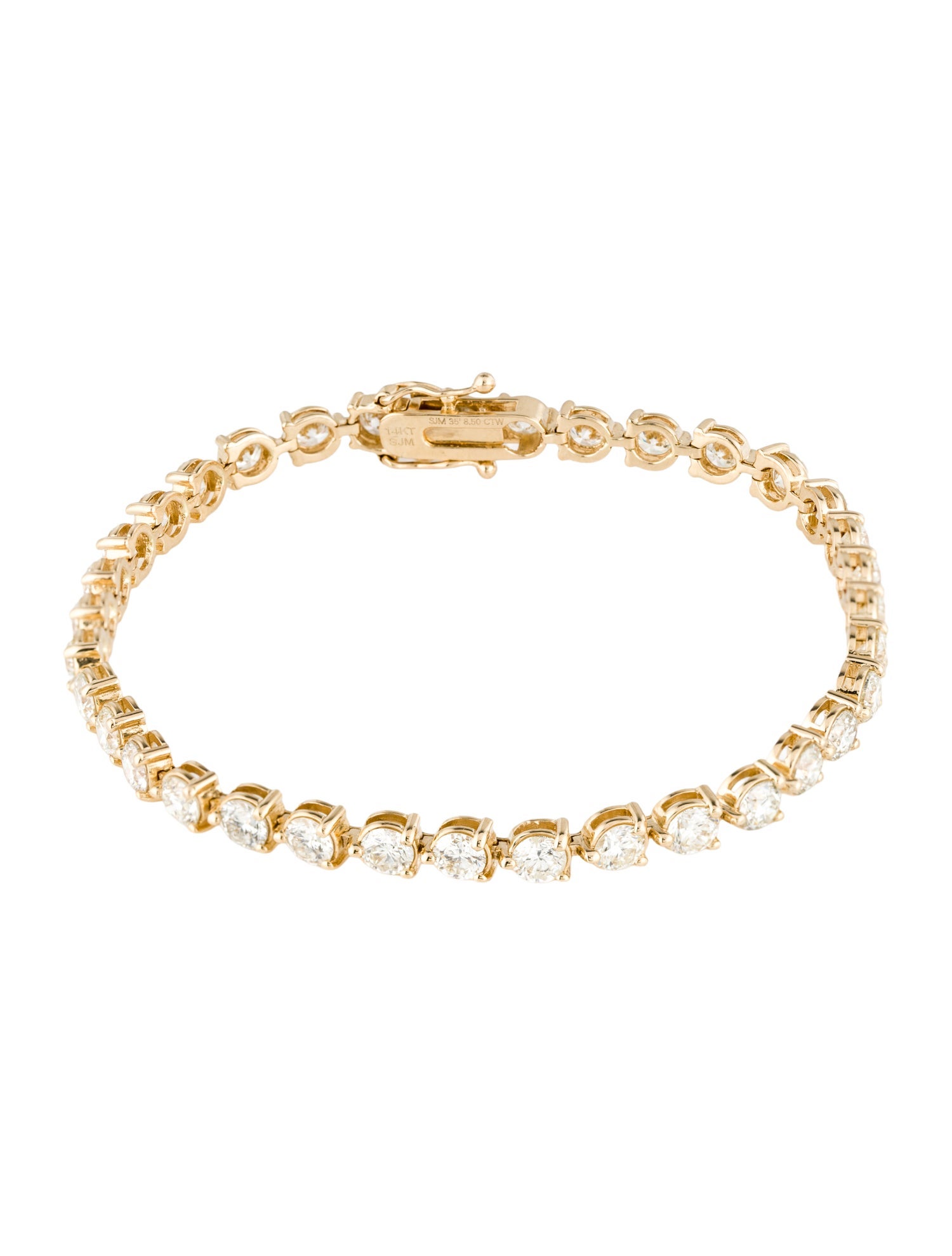 Bracelet 14K 8.50ctw Diamond Tennis