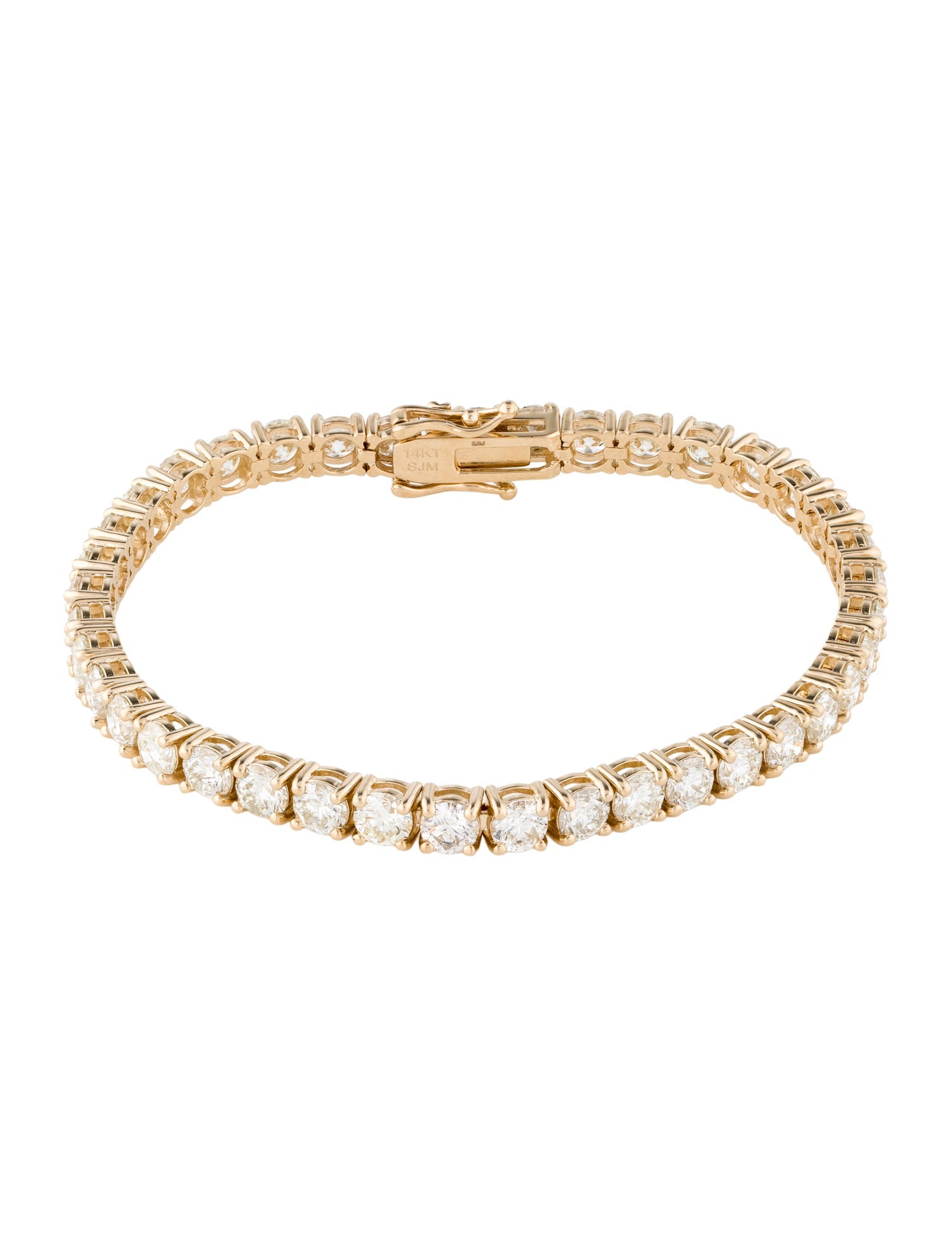 Bracelet 14K 12.50ctw Diamond Tennis