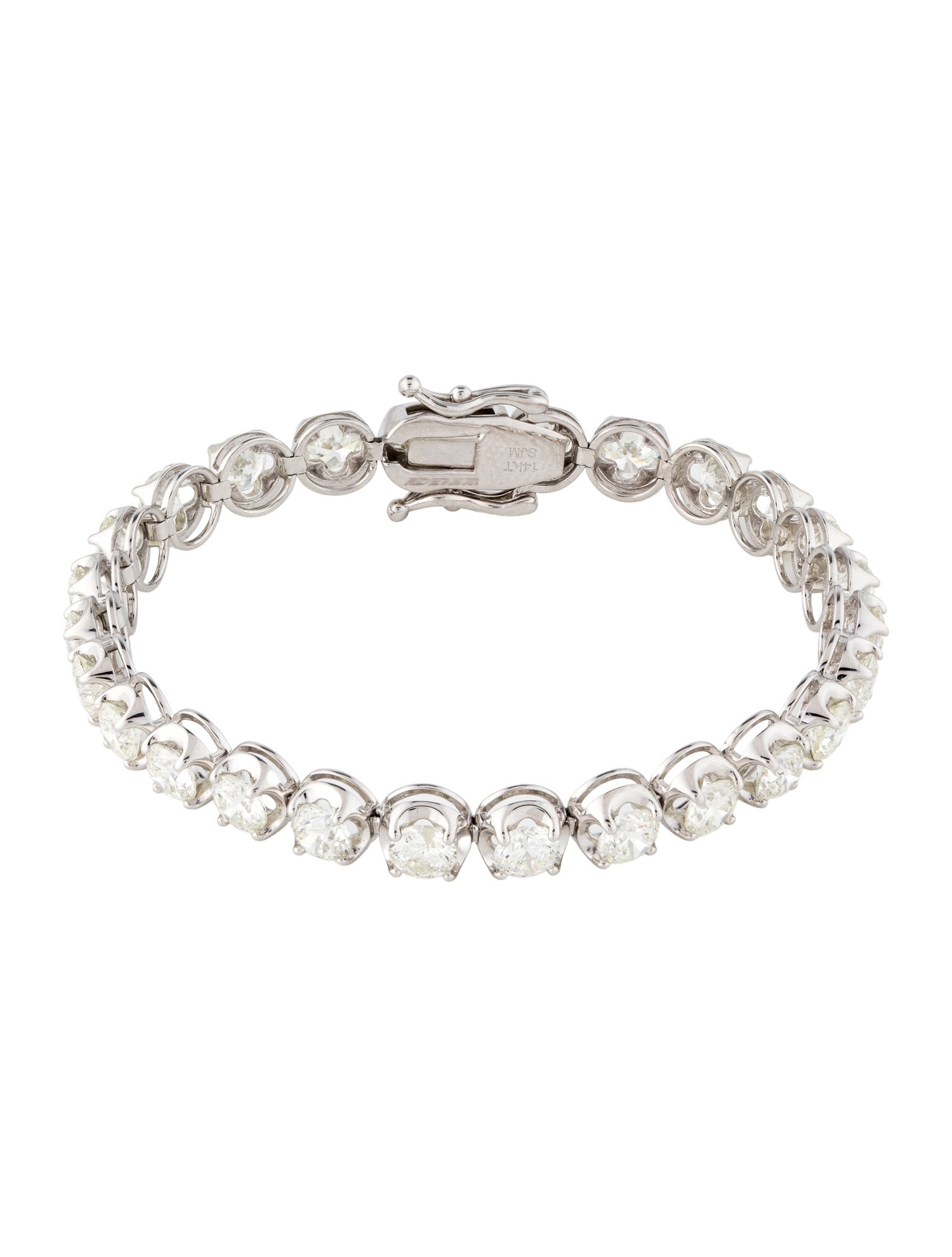 Bracelet 14K 9.75ctw Diamond Tennis