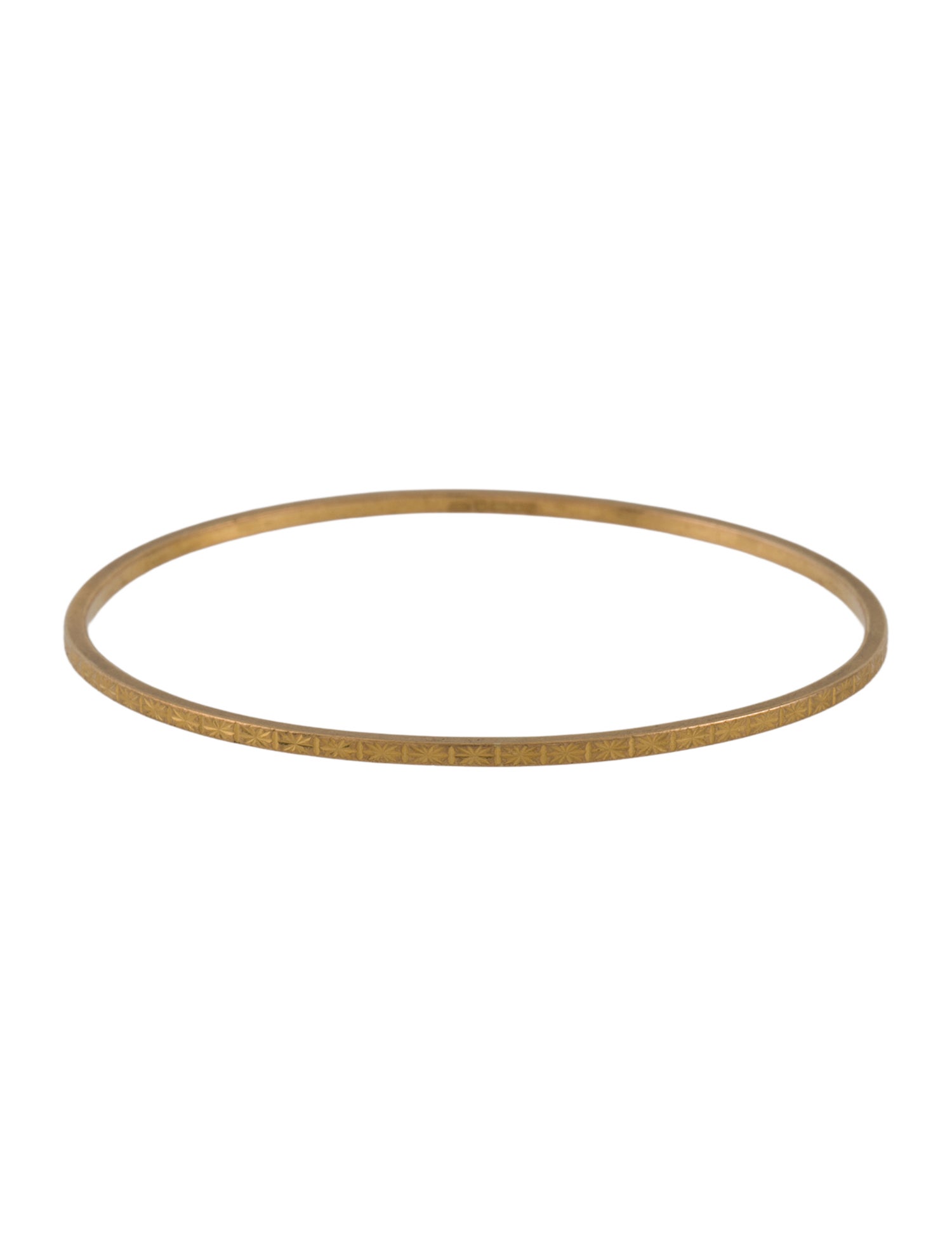 Bracelet 22K Textured Bangle