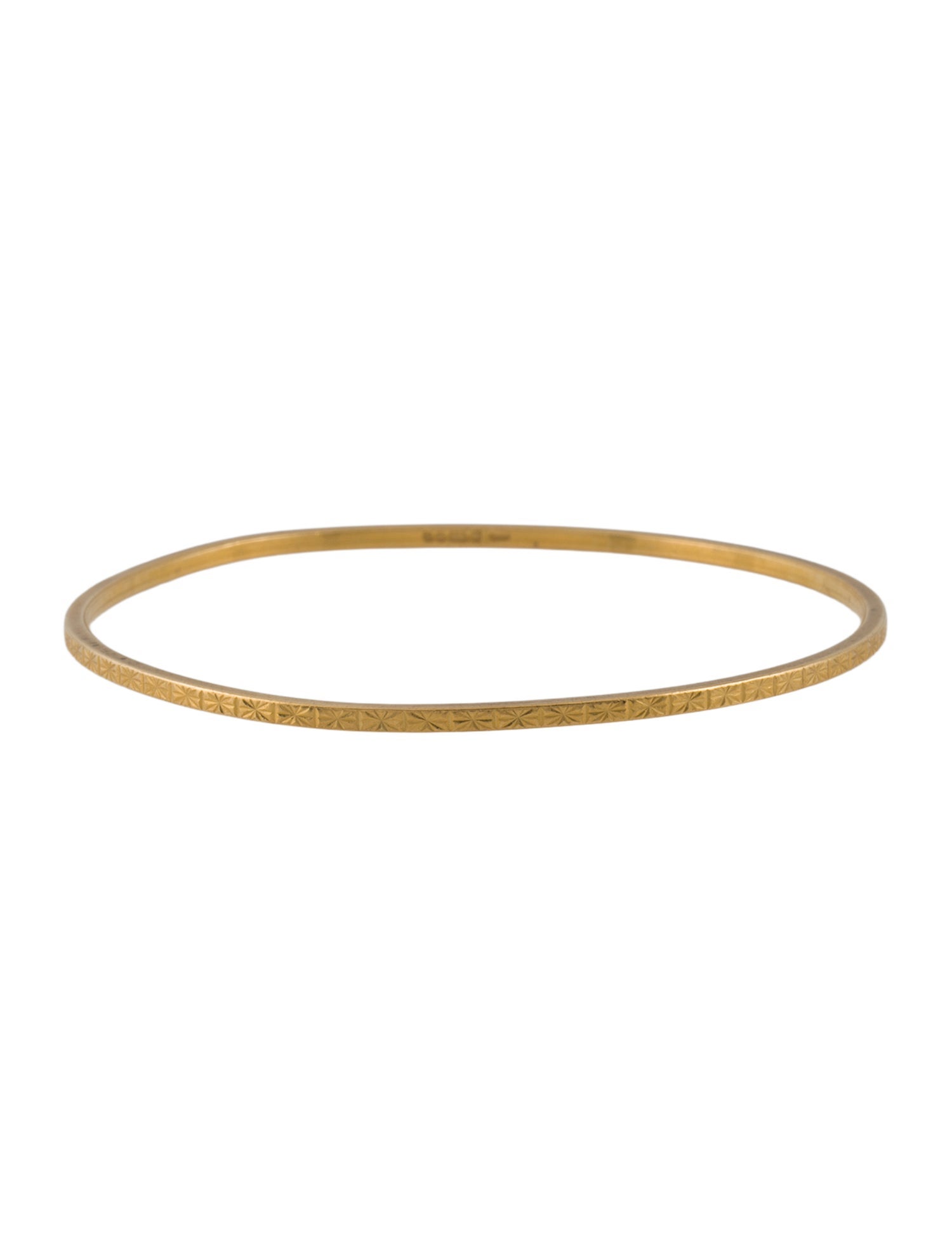 Bracelet 22K Textured Bangle