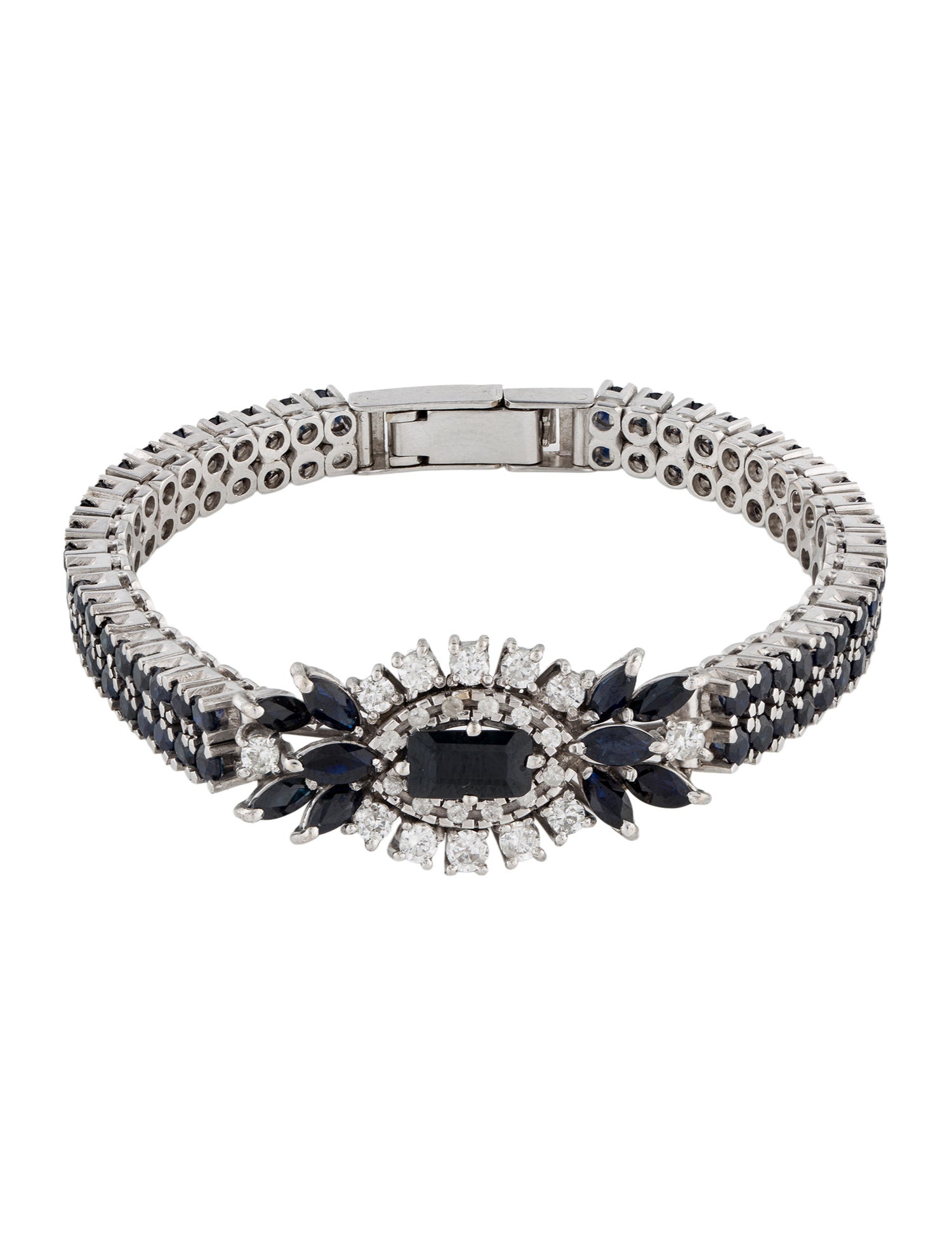 Bracelet Sapphire & Diamond Station