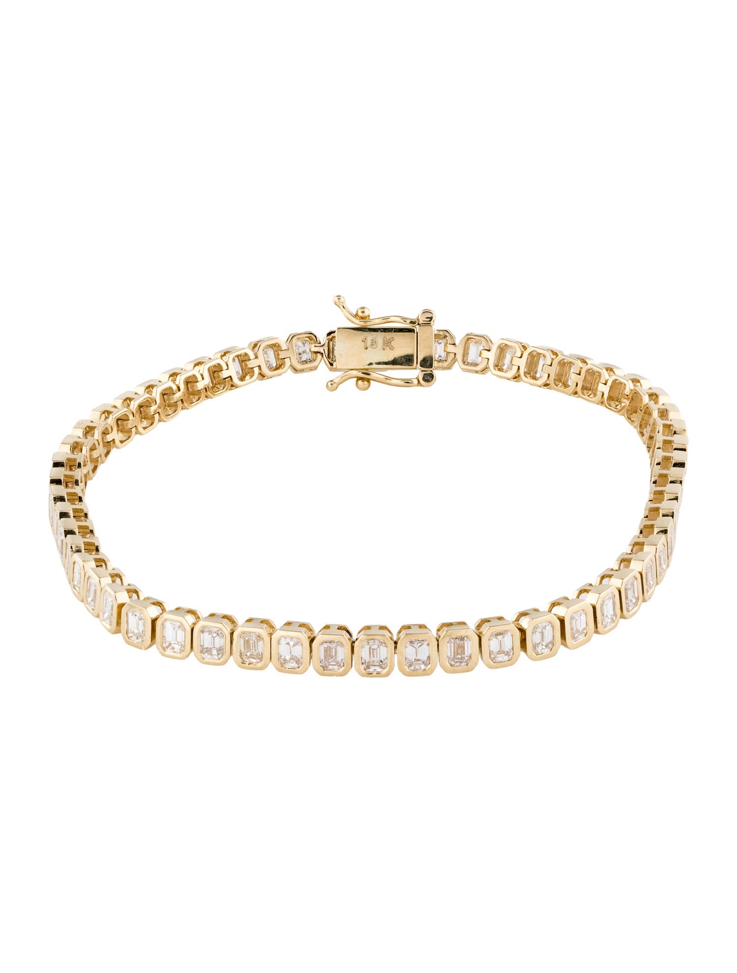 Bracelet 18K 4.81ctw Diamond Tennis Link