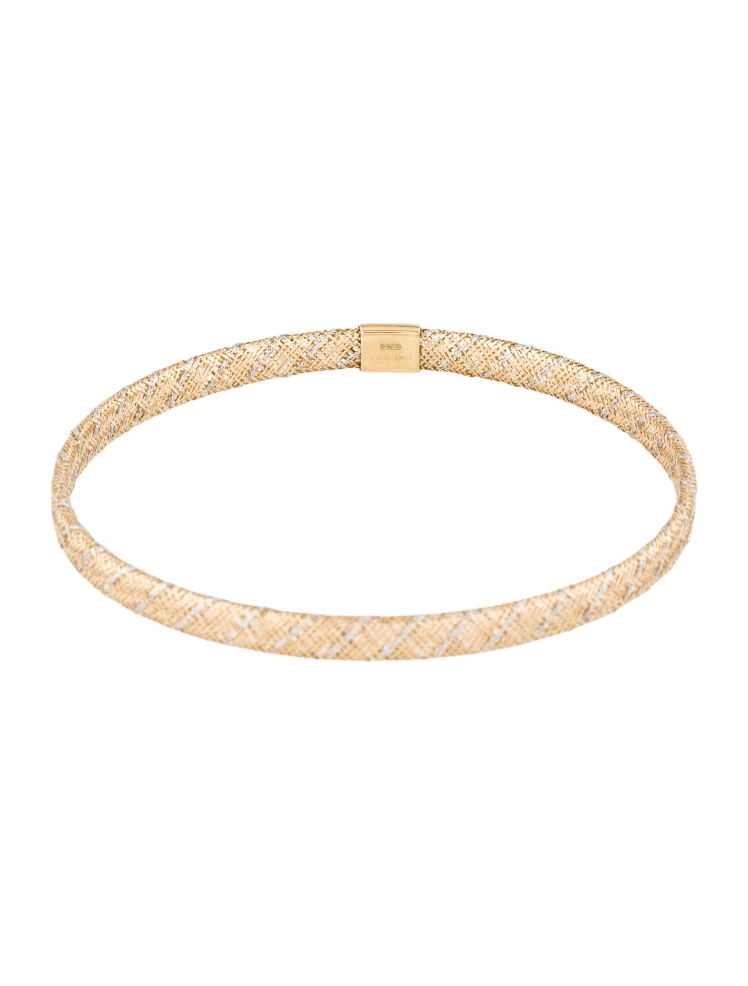 Bracelet 10K Woven Stretch