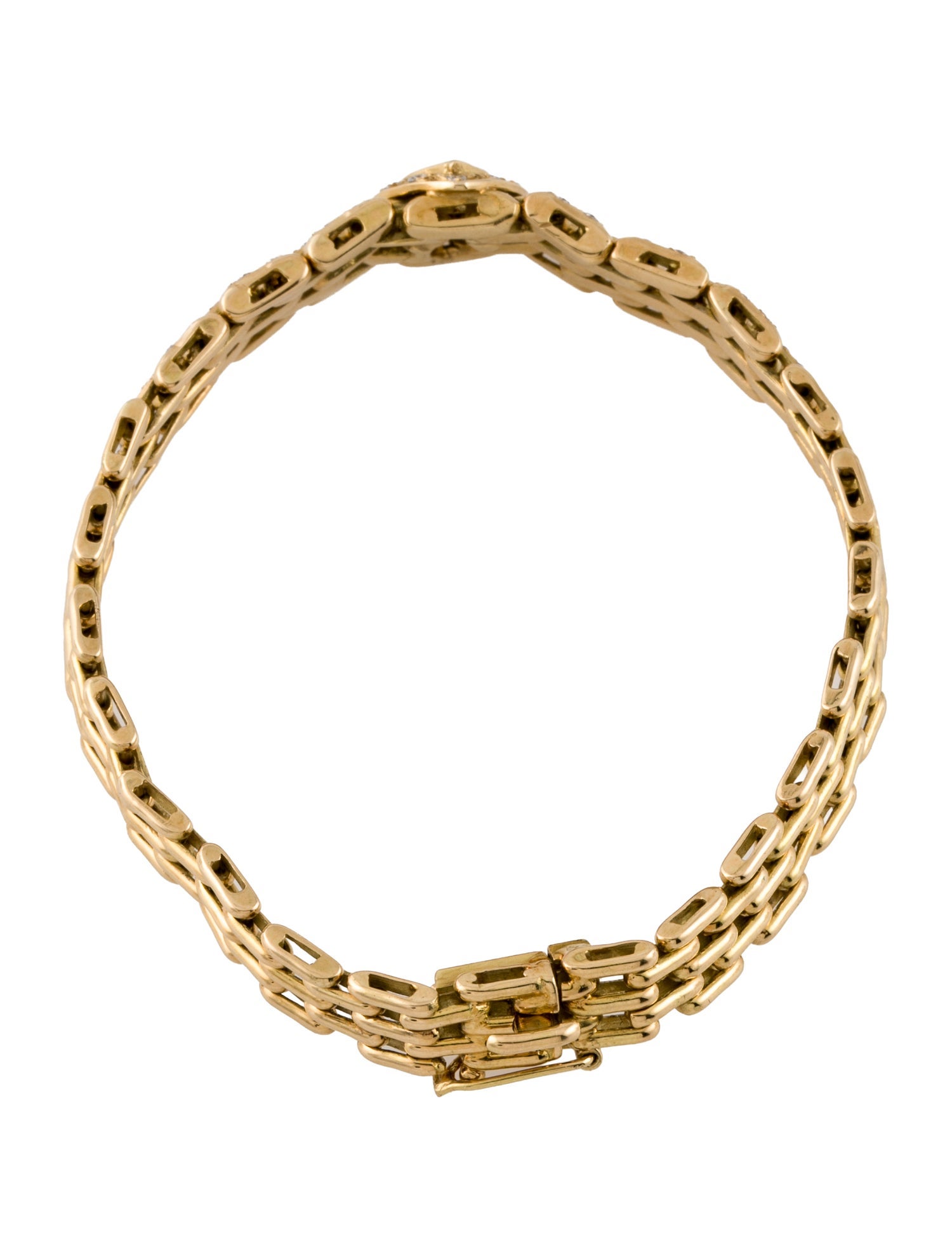 Bracelet 18K Sapphire & Diamond Link