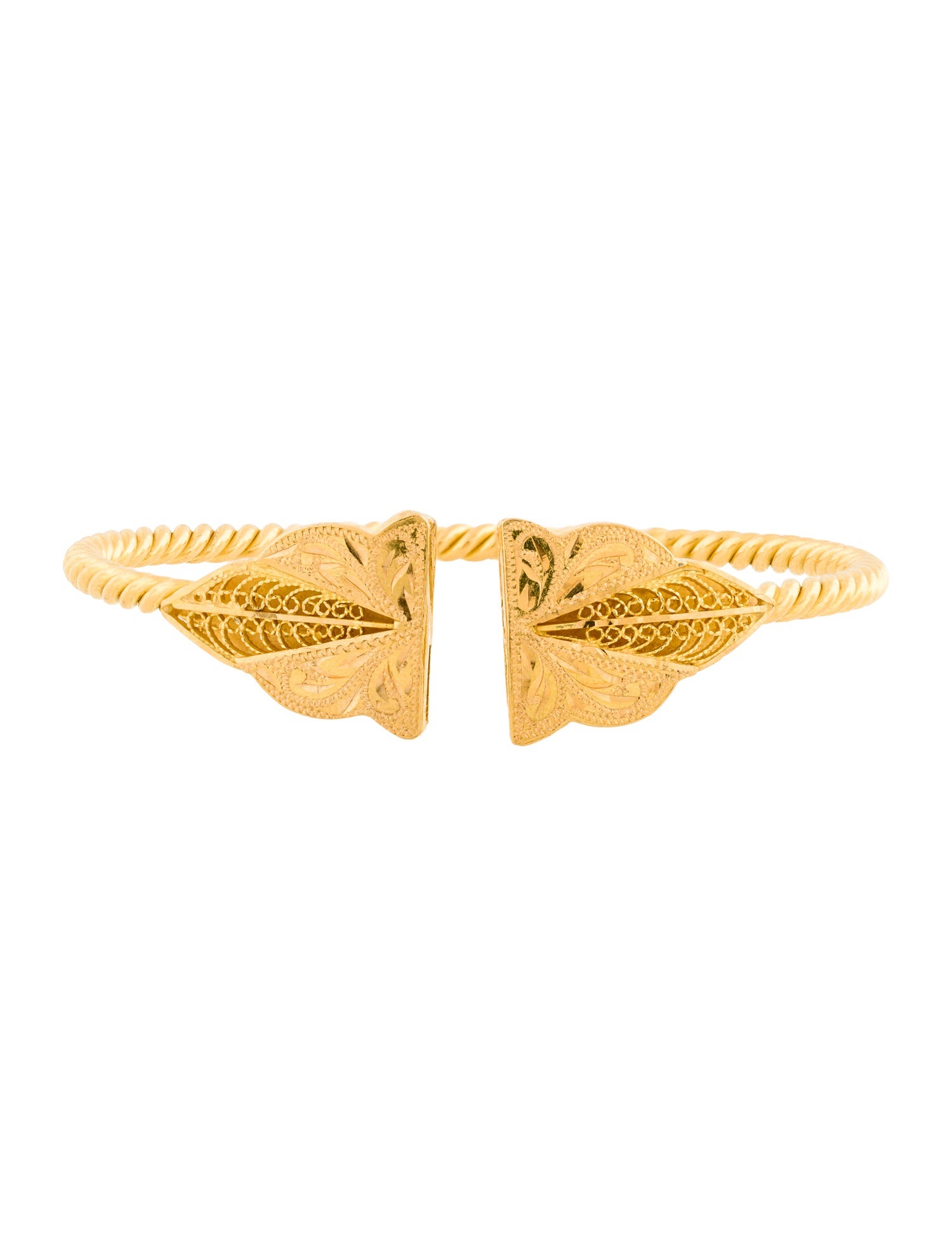 Bracelet 21K Ornate Cuff